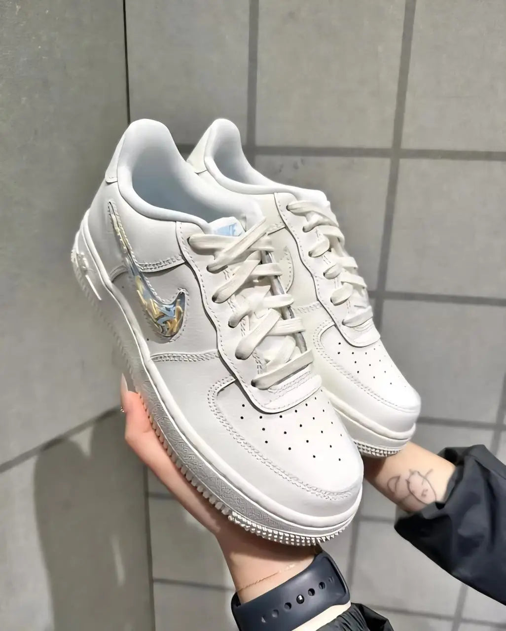 Nike AIRFORCE 1 LV8 3 SAIL CELESTINE BLUE YELLOW