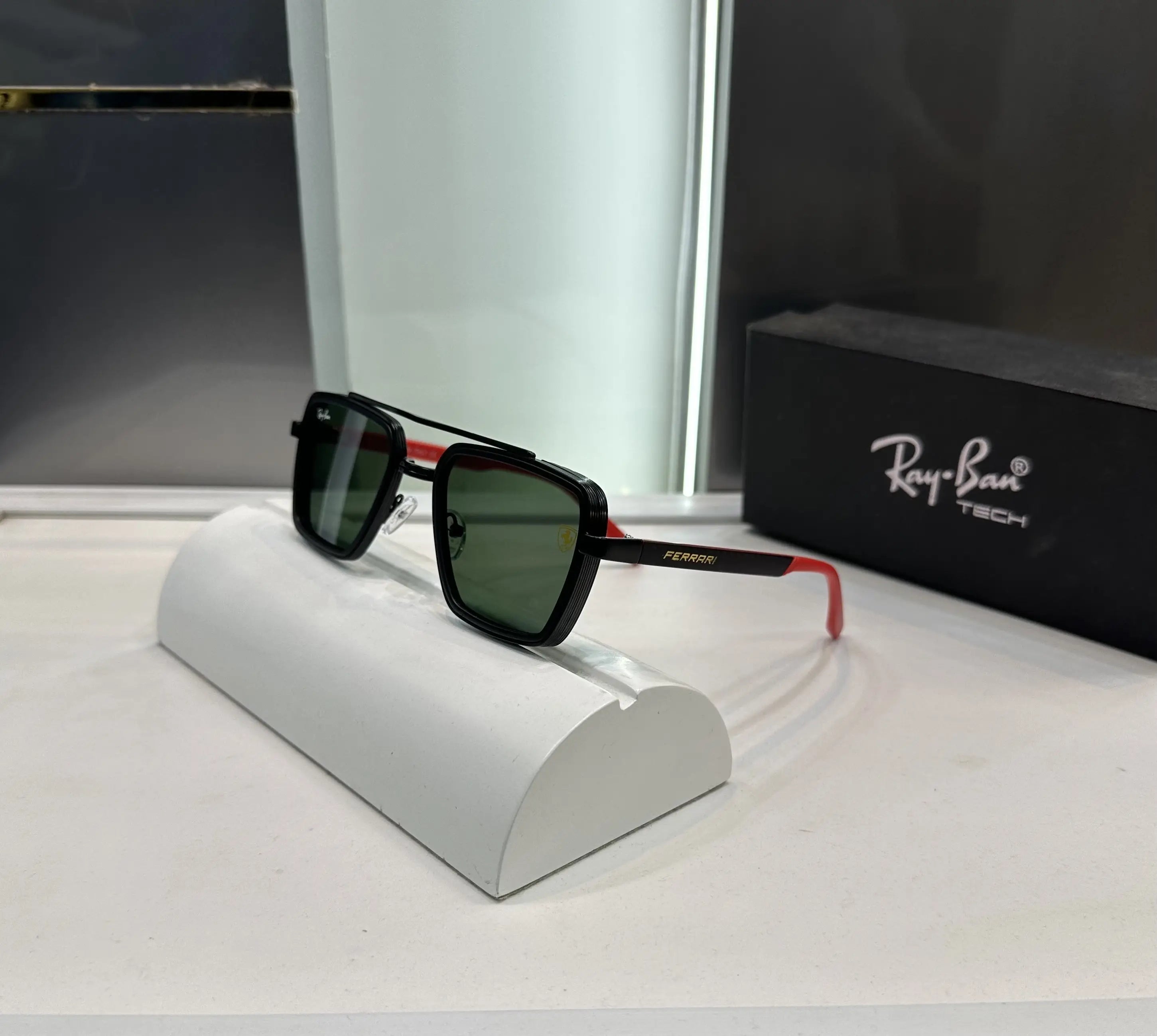 RayBan Ferrar i All Black Premium Shades 06
