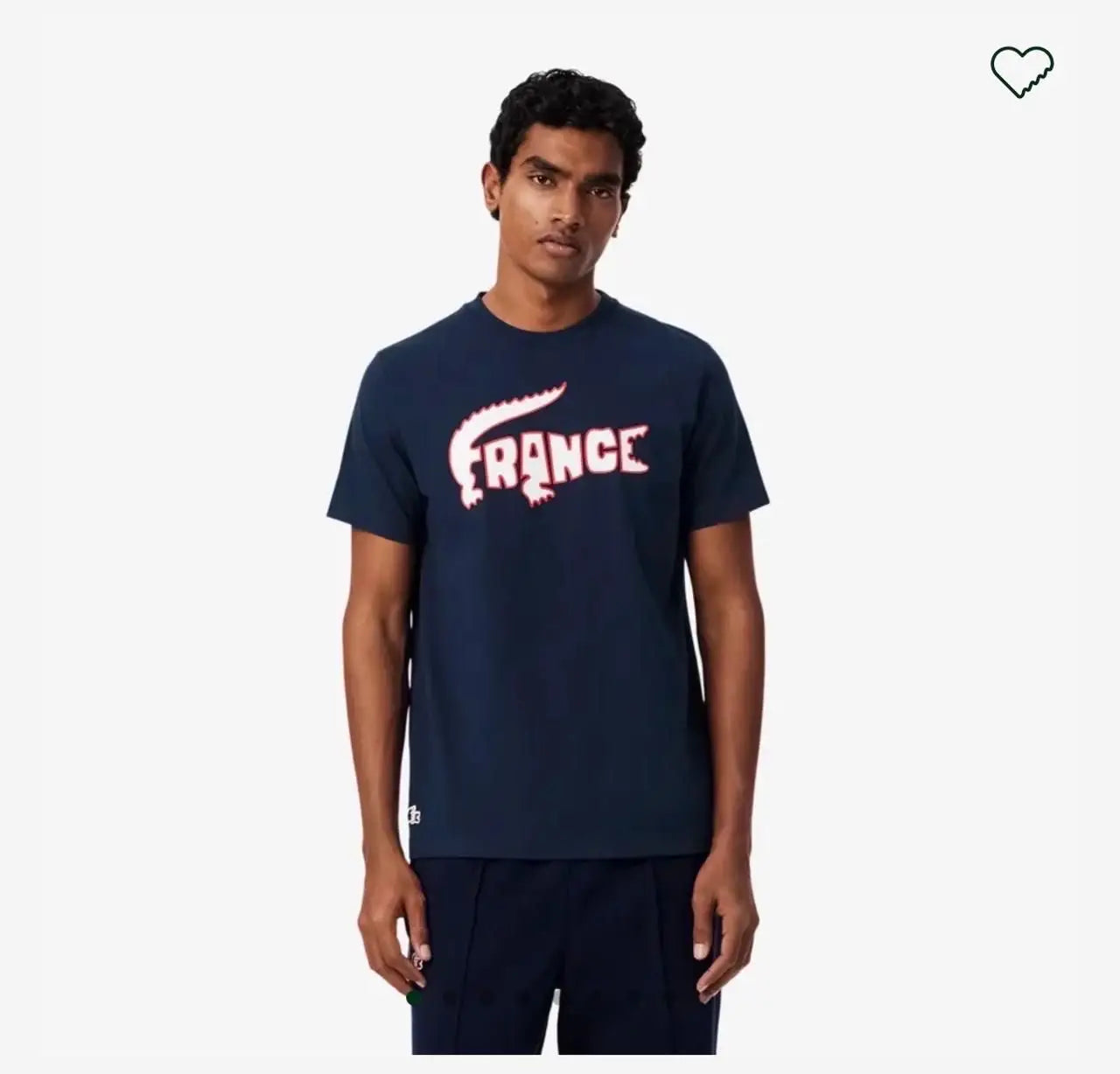 Lacost e Navy Blue Logo Work Premium Polo T-Shirt