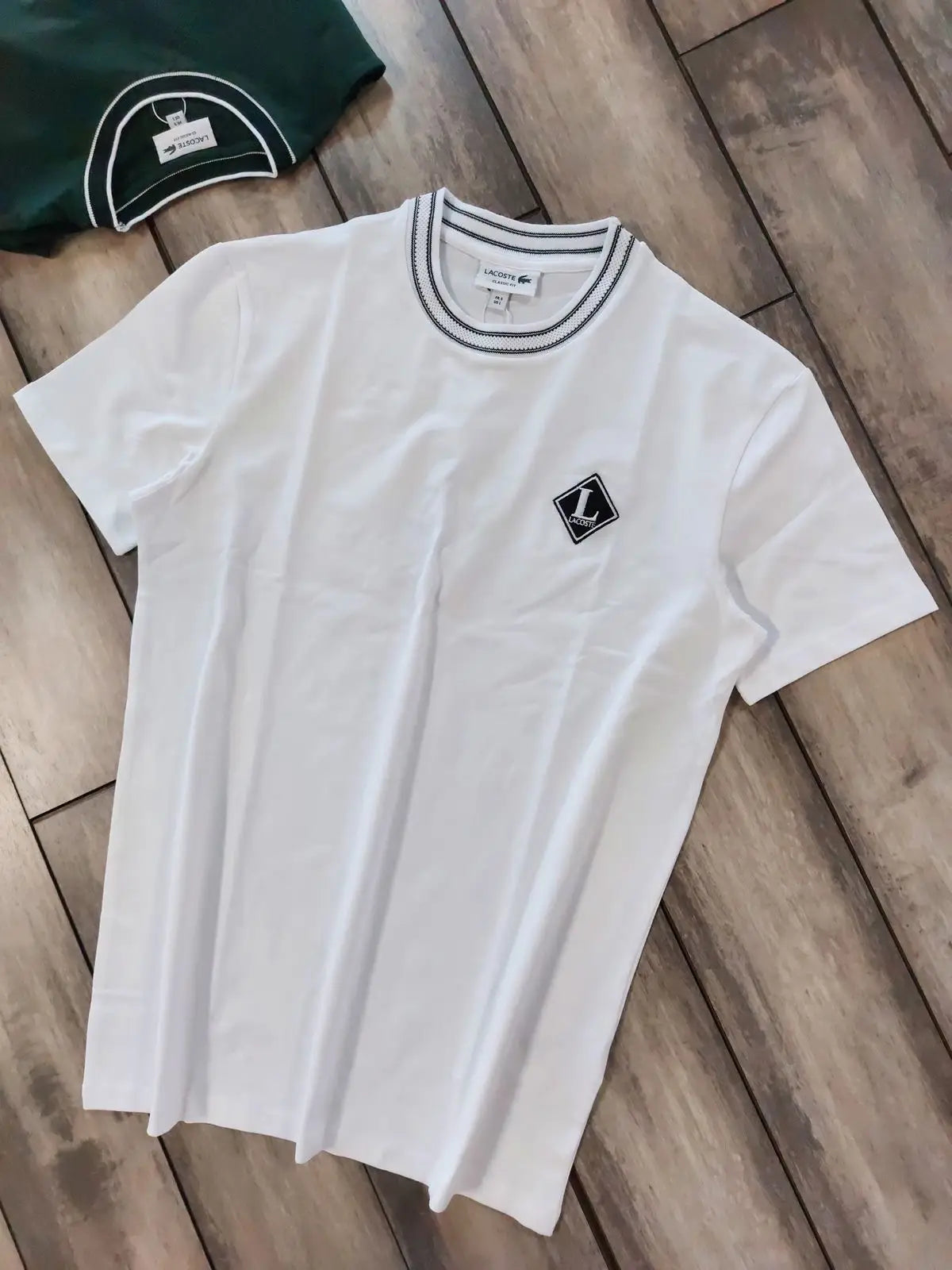 Lacost e White Logo Work Premium Polo T-Shirt Secondary image