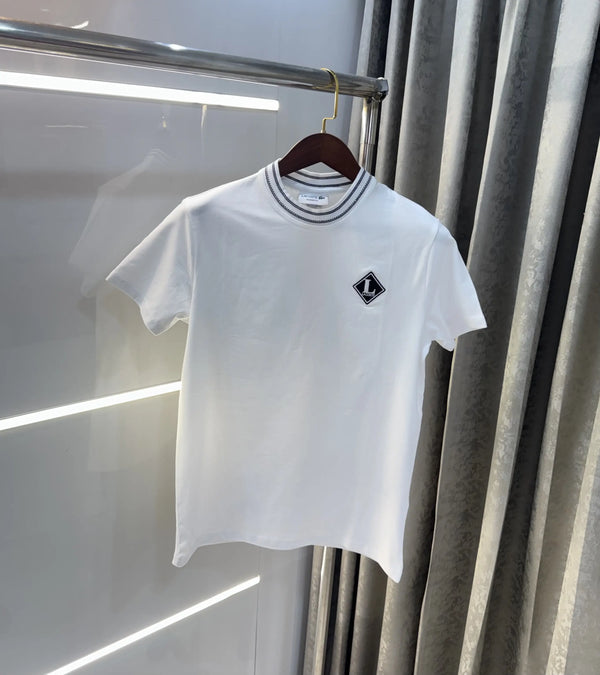 Lacost e White Logo Work Premium Polo T-Shirt