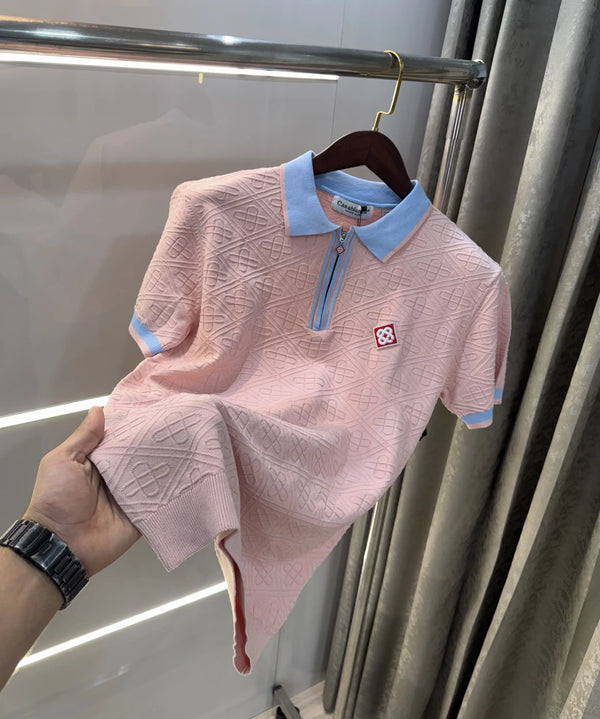 Casablanca Pink Logo Work Imported T-Shirt
