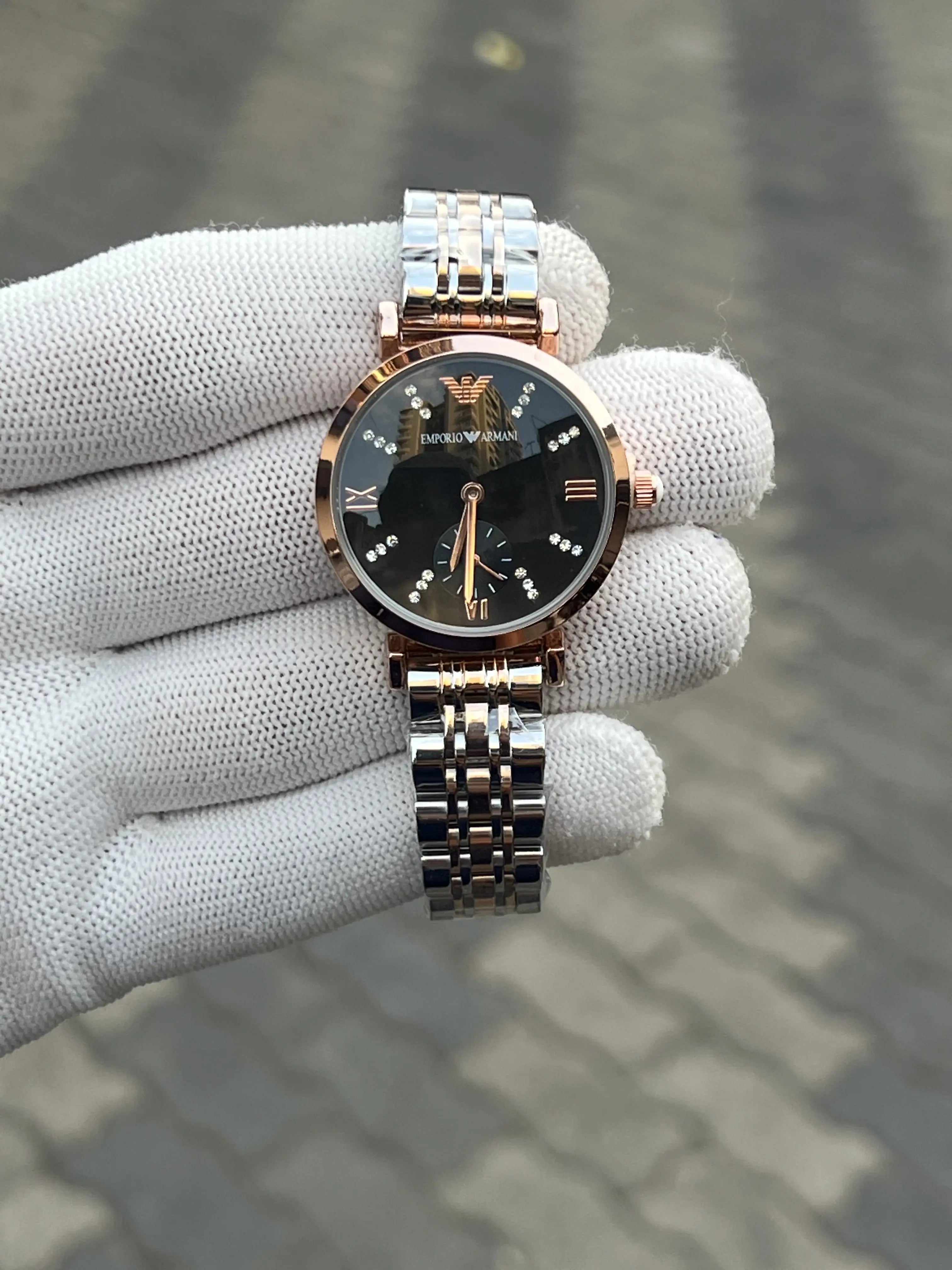 Empori_o Armani Two Tone Black Secondary image