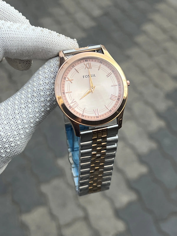 Fossi_l Slim Two Tone Brown