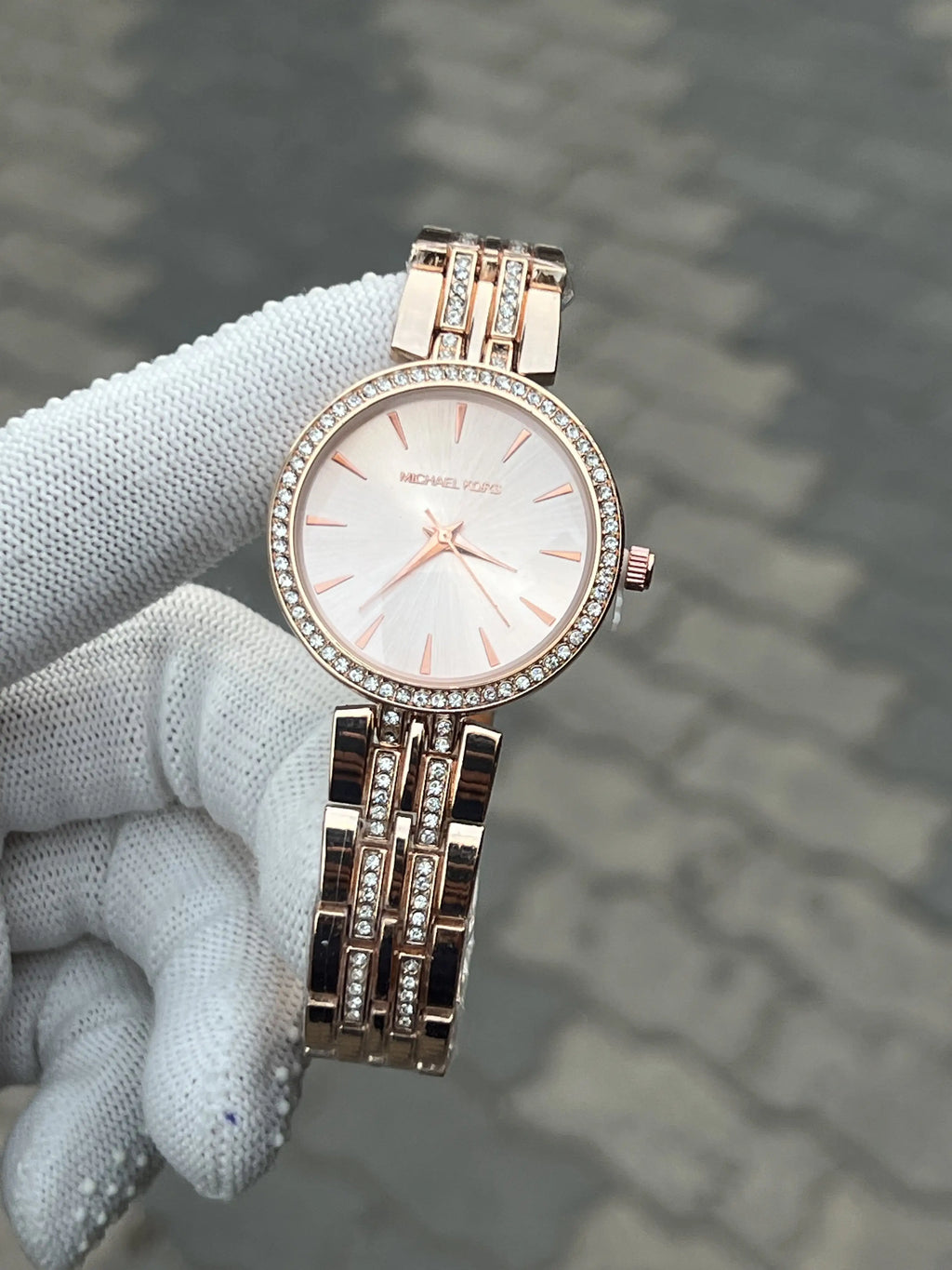 Michae_l Kora Rose Gold Diamond