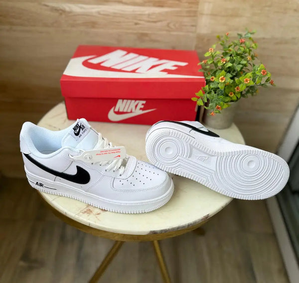 Nike_Air Force 1 Low White Black Mens Shoes