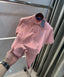 Ralph Lauren Pink Embroidery Logo Knitted Polo T-shirt