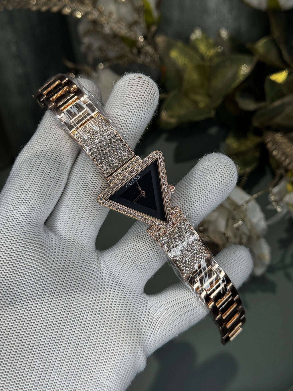 Guess Rose Gold Black Premium Ladies Watch