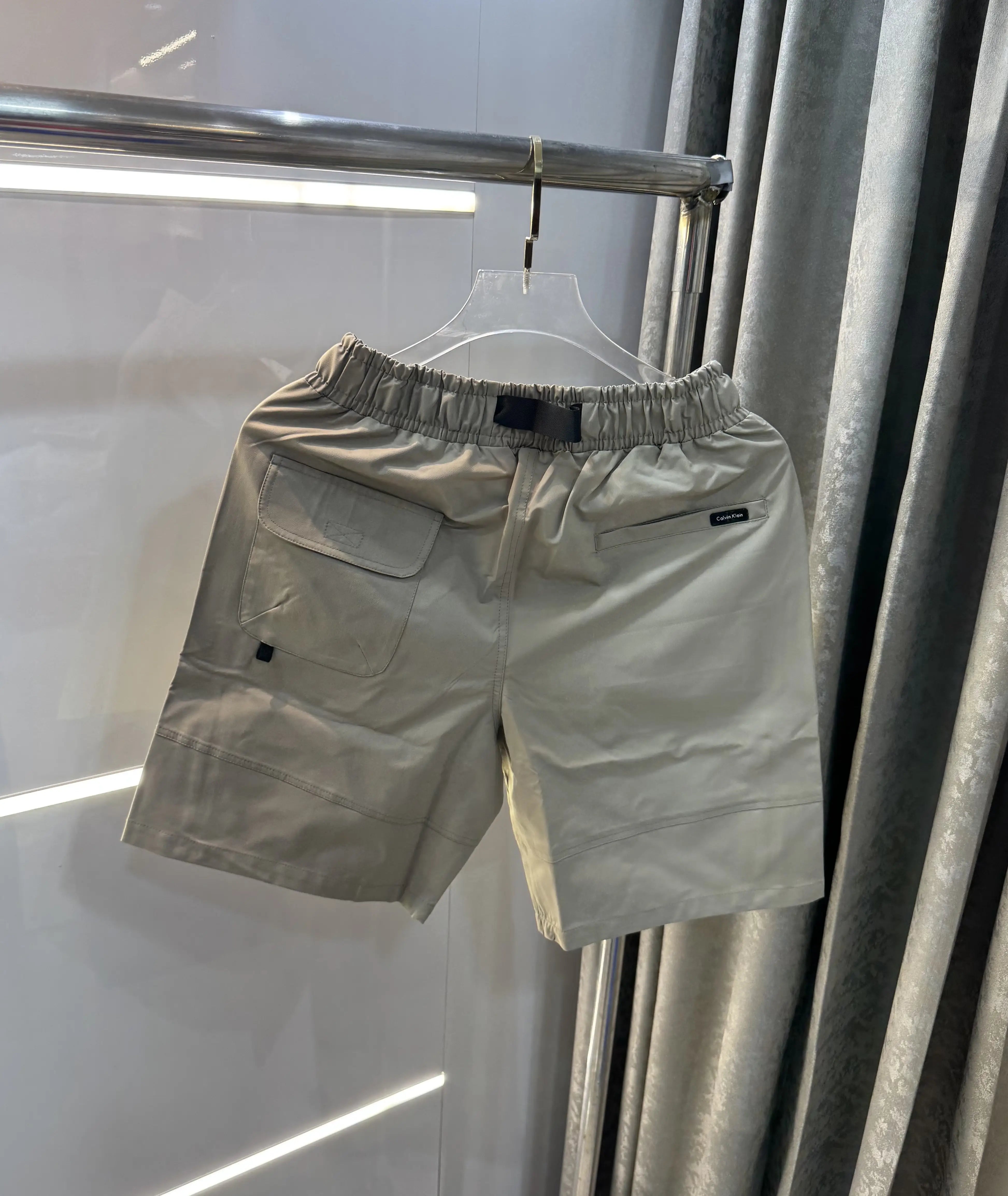 Calvin Klein Beige Premium Imported Cargo Shorts Main image
