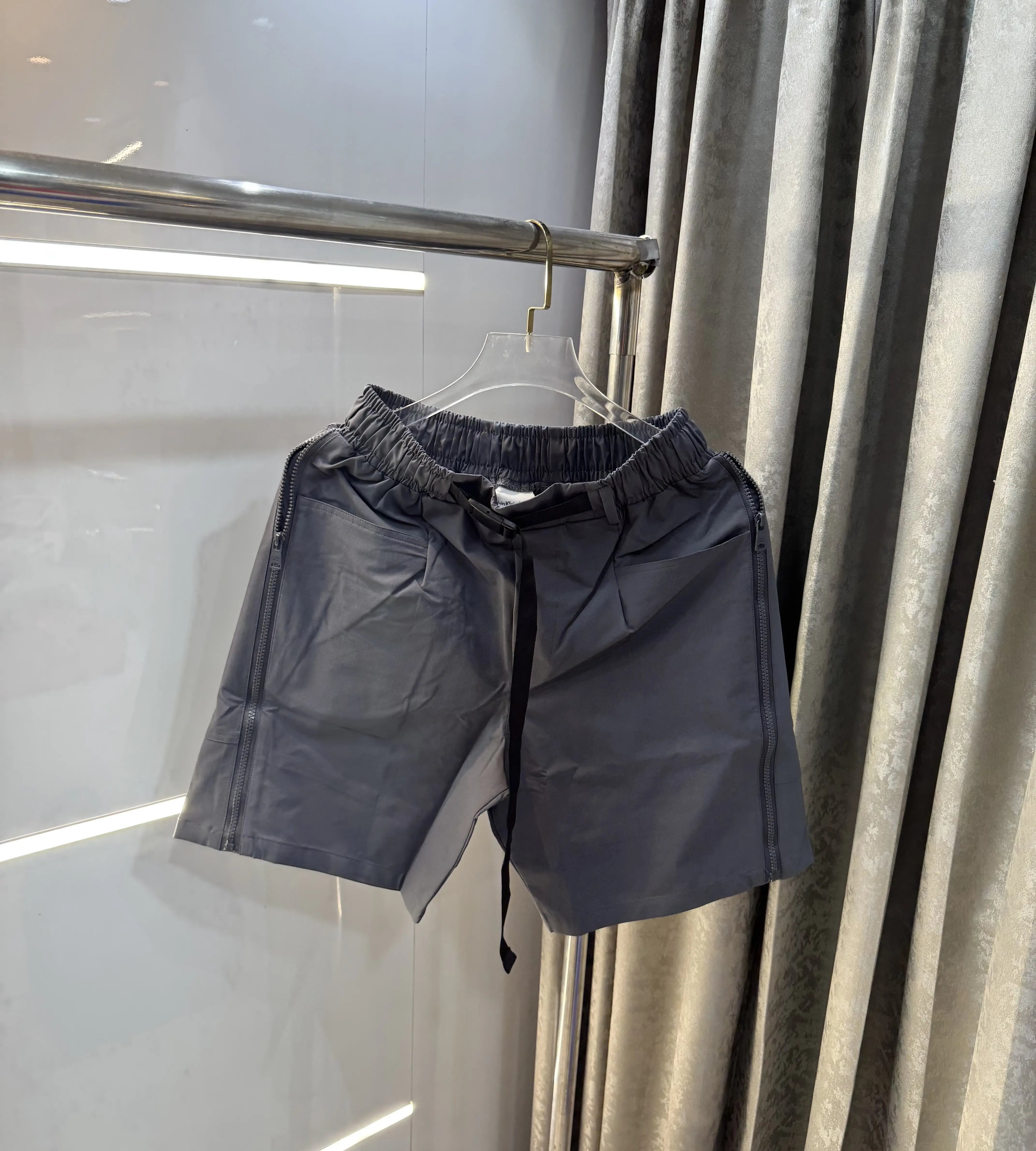 Calvin Klein Dark Grey Premium Imported Cargo Shorts Secondary image