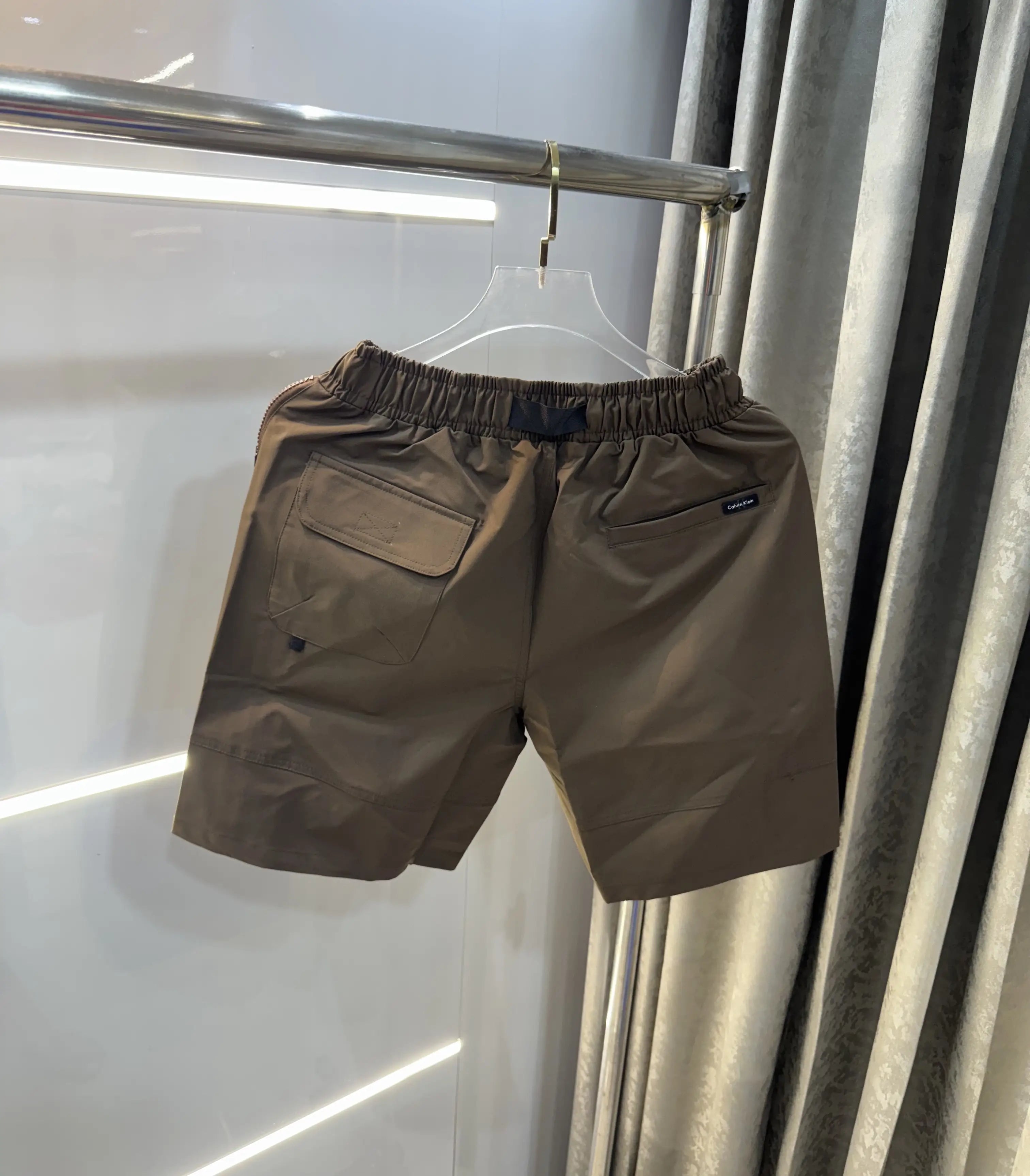 Calvin Klein Brown Premium Imported Cargo Shorts Main image