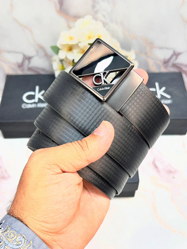CK CALVIN KLEIN PREMIUM QUALITY REVERSEABLE BELT WITH OG BOX CK-514