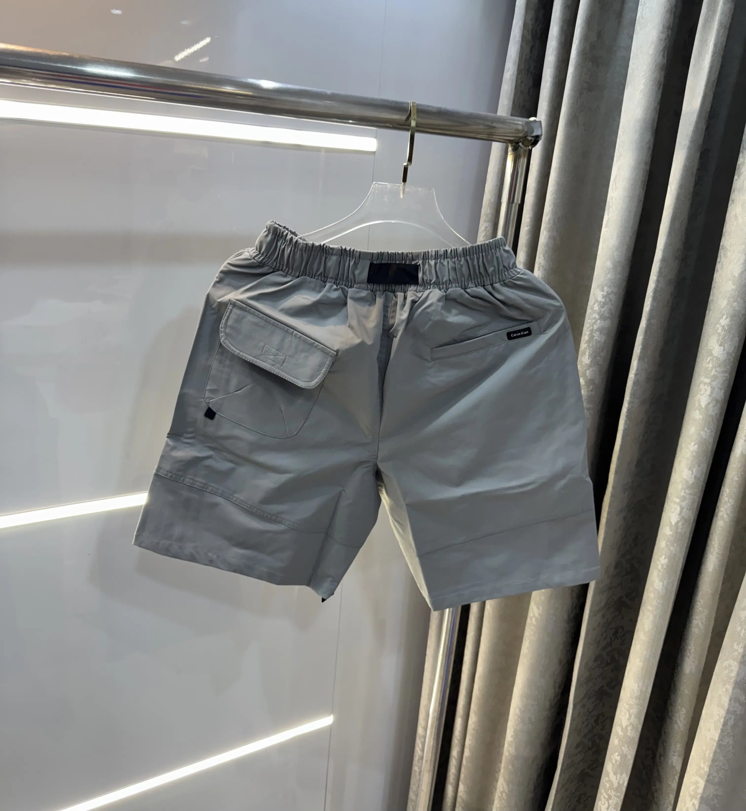 Calvin Klein light Grey Premium Imported Cargo Shorts Secondary image