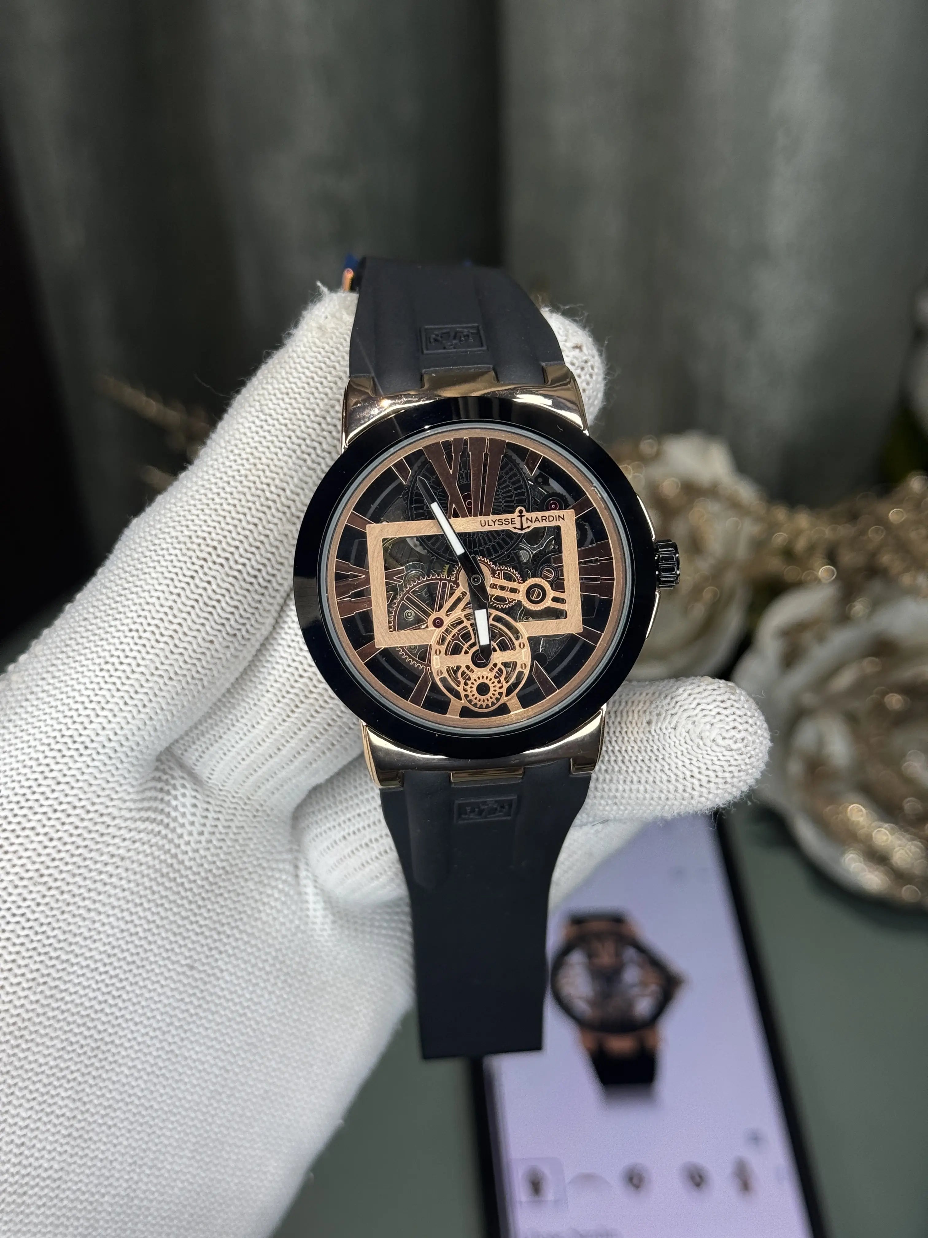 Ulysse Nardin Black Copper Black Premium Automatic Watch