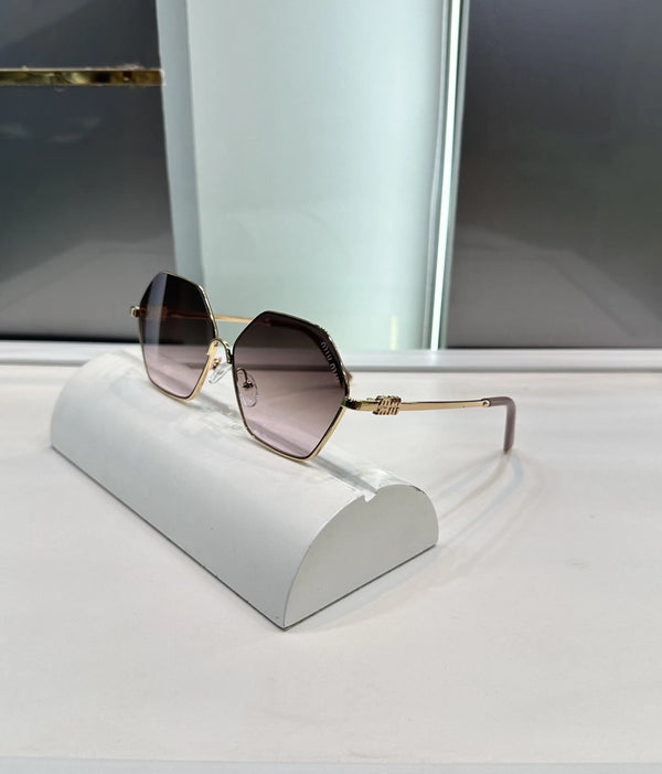 Miu Miu Gold Pink Premium Shades653