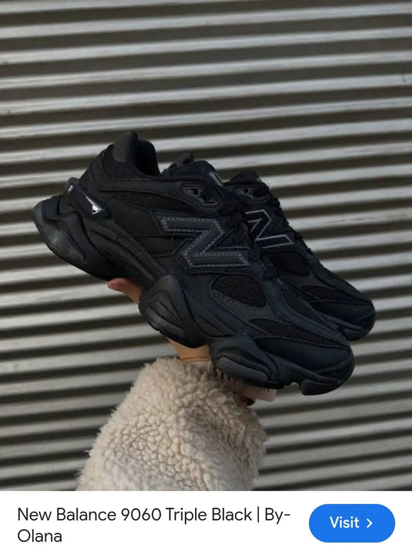 New Balance 9060 Triple Black UA