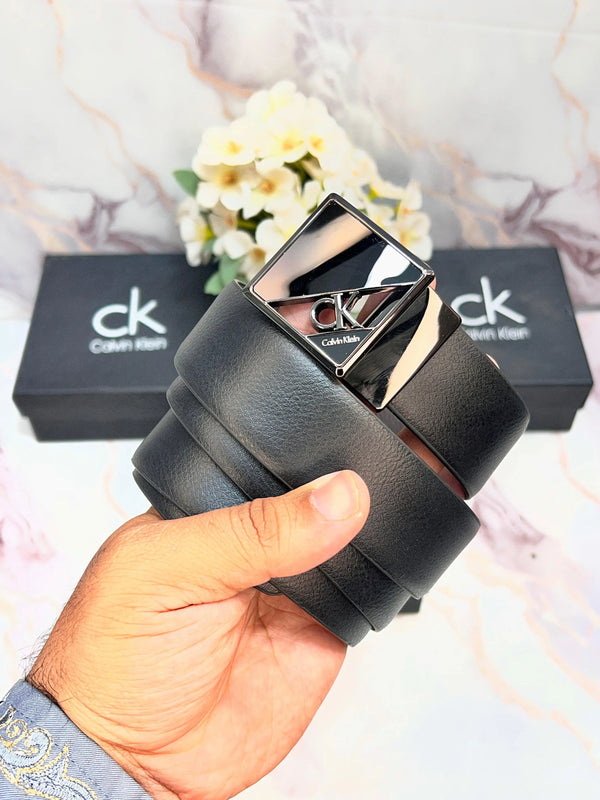 CK CALVIN KLEIN PREMIUM QUALITY REVERSEABLE BELT WITH OG BOX CK-119