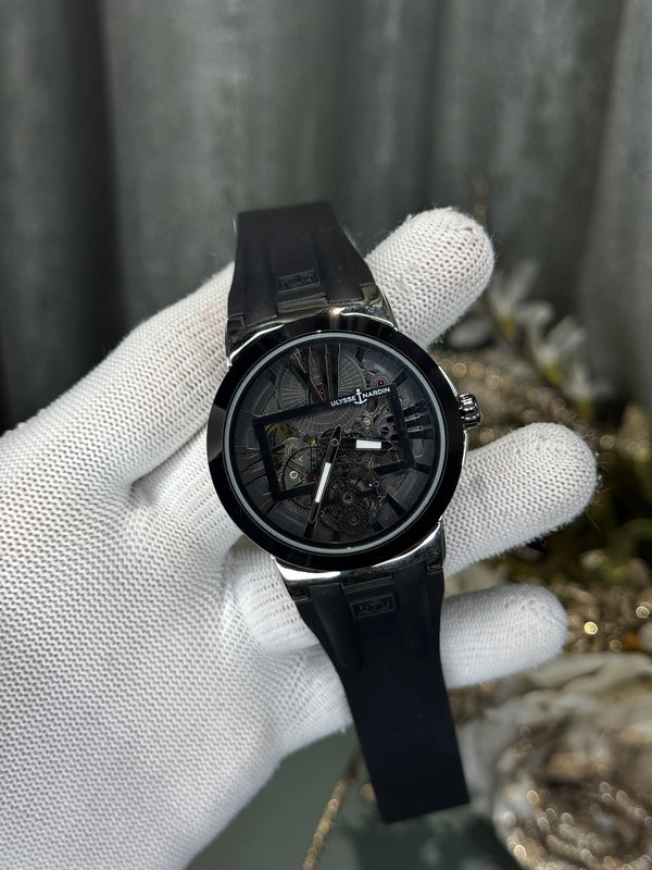Ulysse Nardin Blast Silver Black Premium Automatic Watch