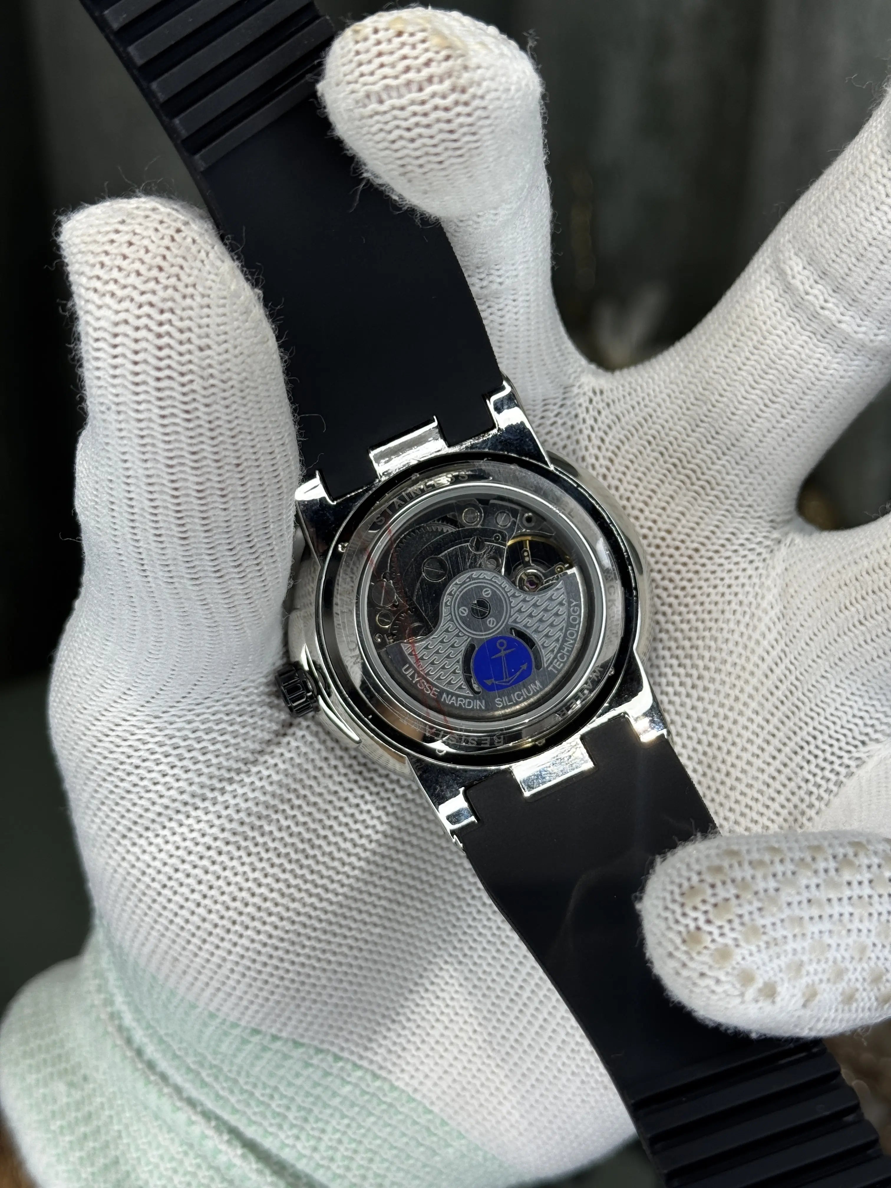 Ulysse Nardin Blast Silver Black Premium Automatic Watch