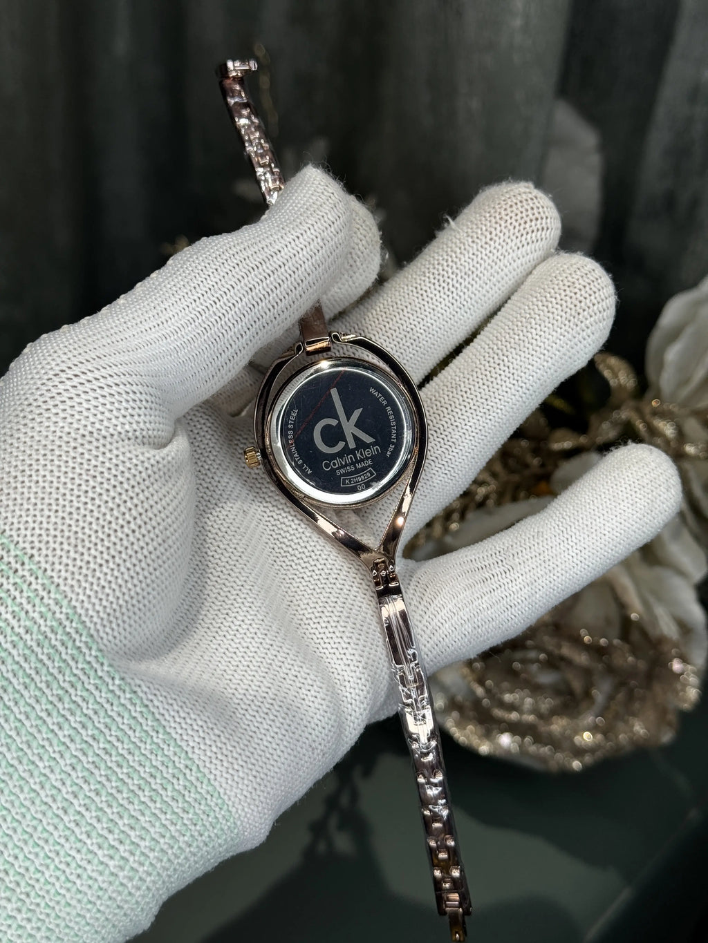 Calvin Klei n Leaf Copper White Premium Watch