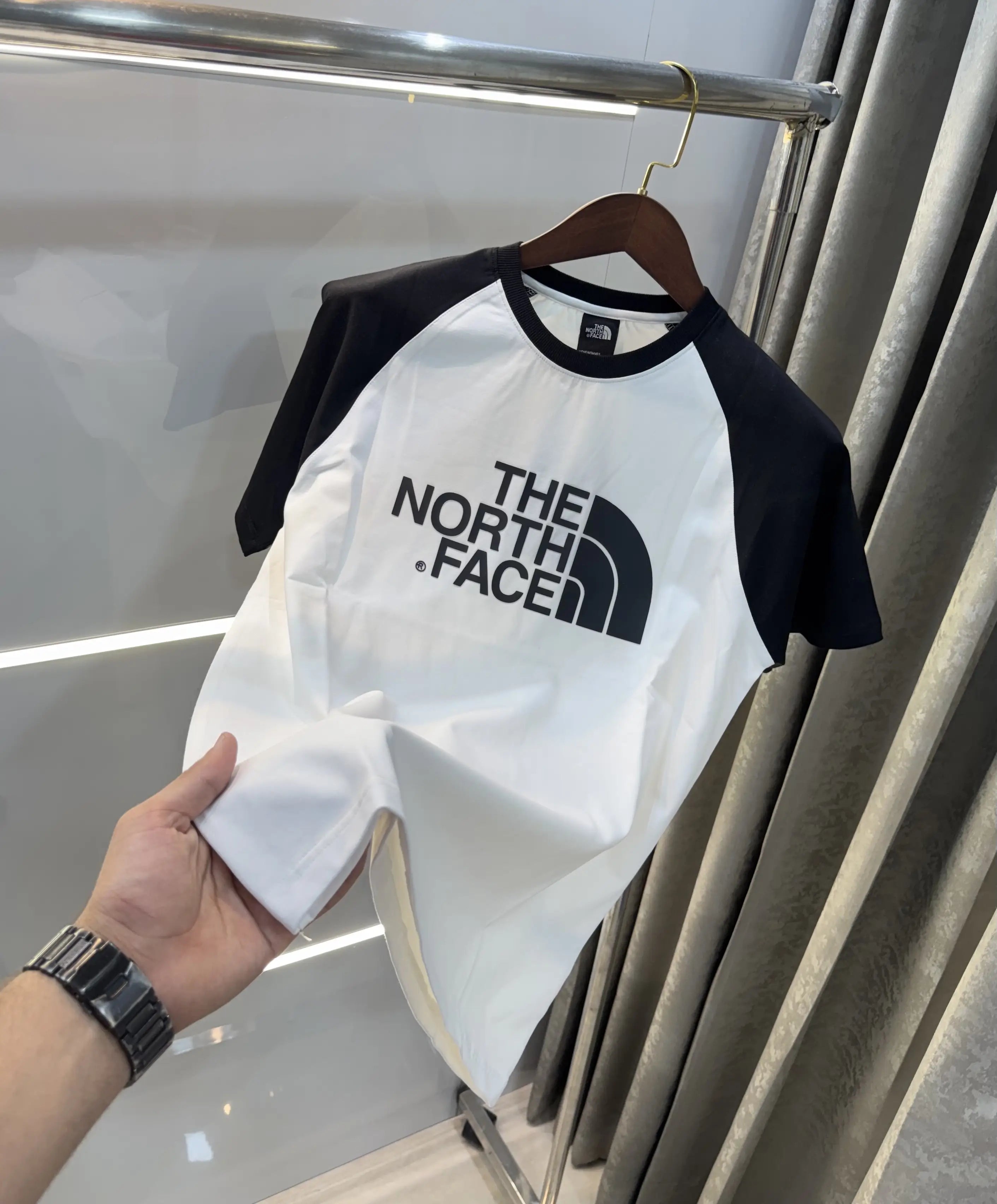 The North Face White Premium Oversized  T-Shirt Main image
