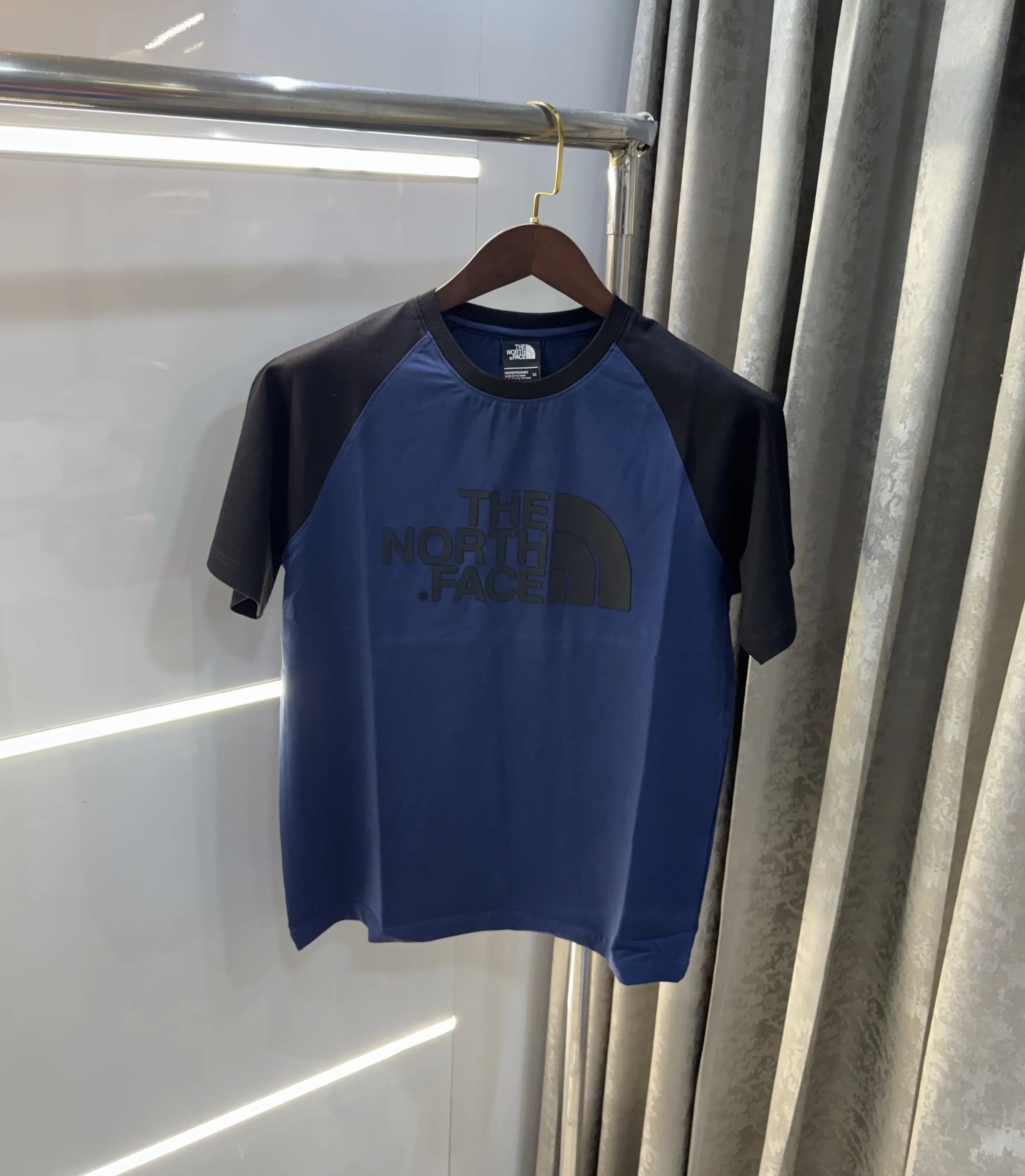 The North Face Blue Premium Oversized  T-Shirt Secondary image