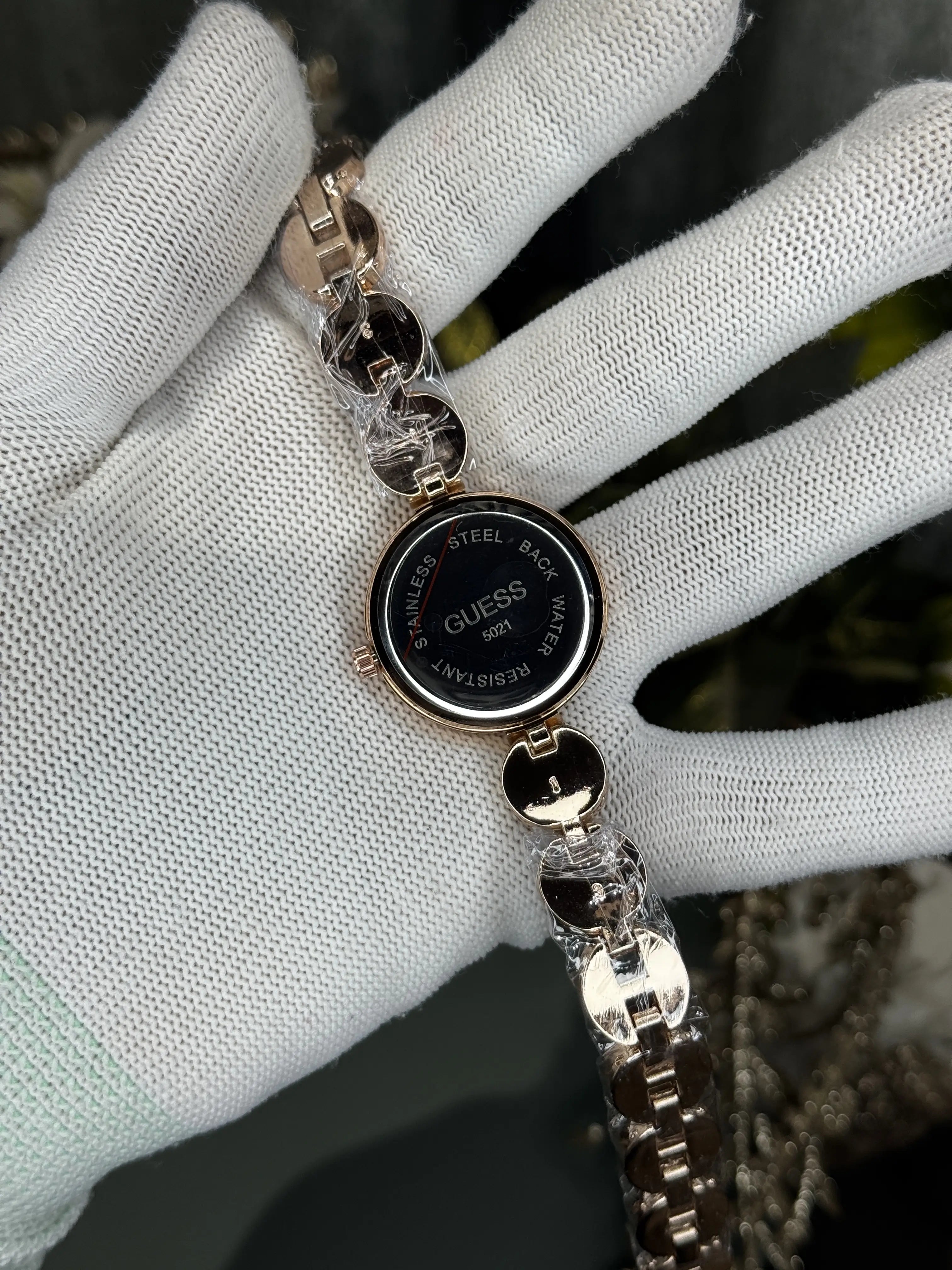 Guess Rose Gold Black Premium Watch