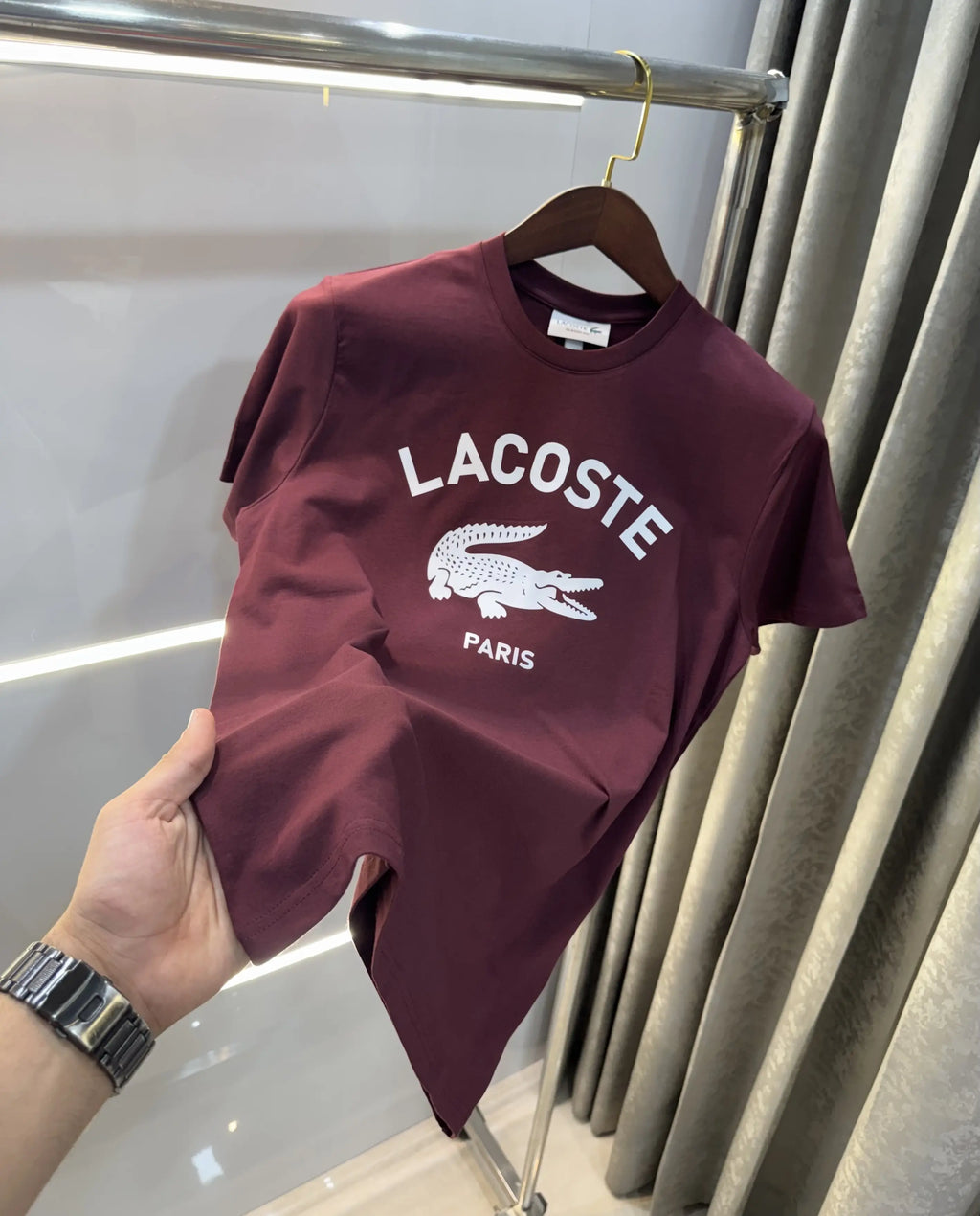 Lacost e Wine Logo Work Premium Polo T-Shirt