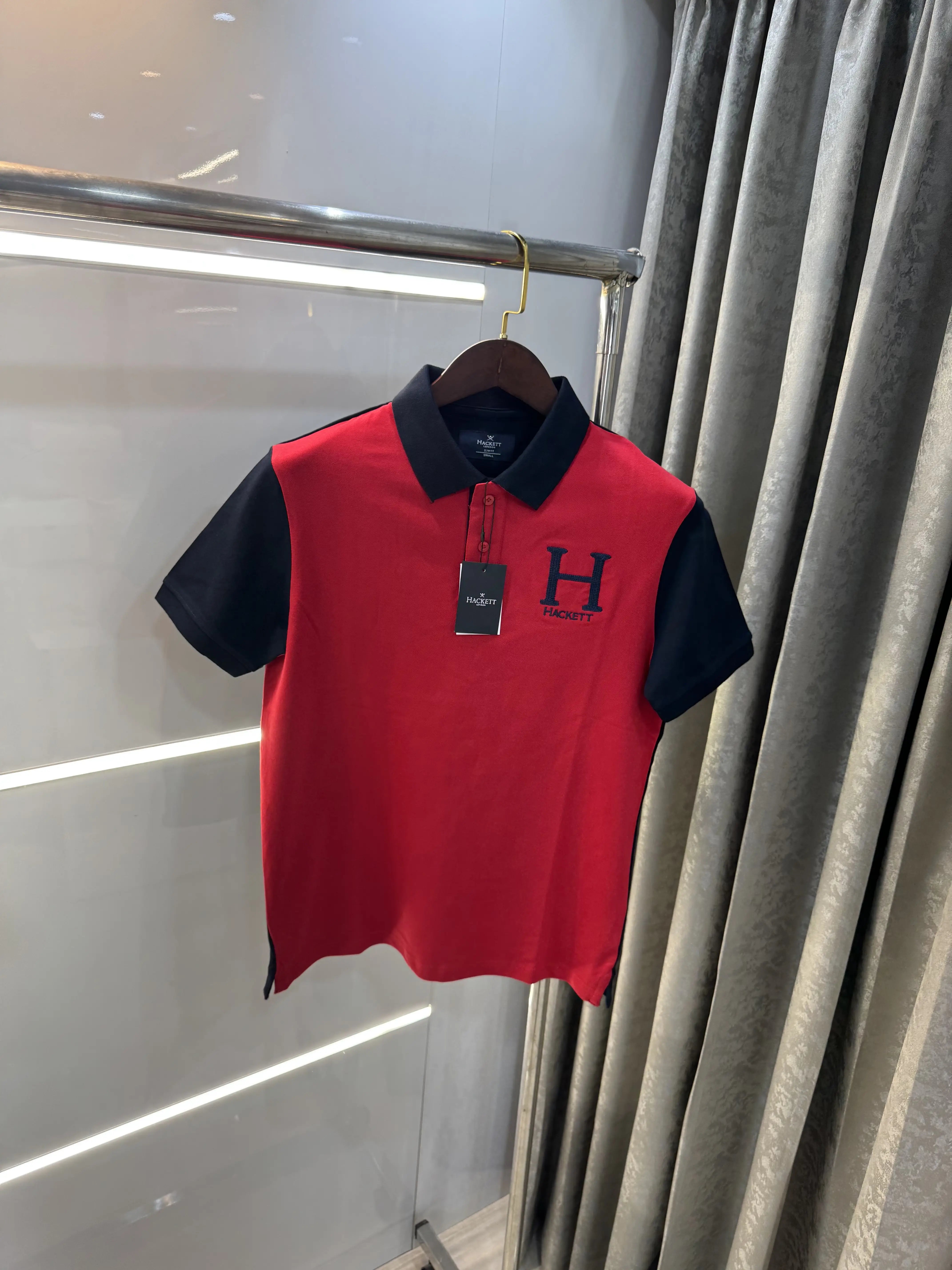 Hacket Red Logo Work Premium Polo T-Shirt Secondary image