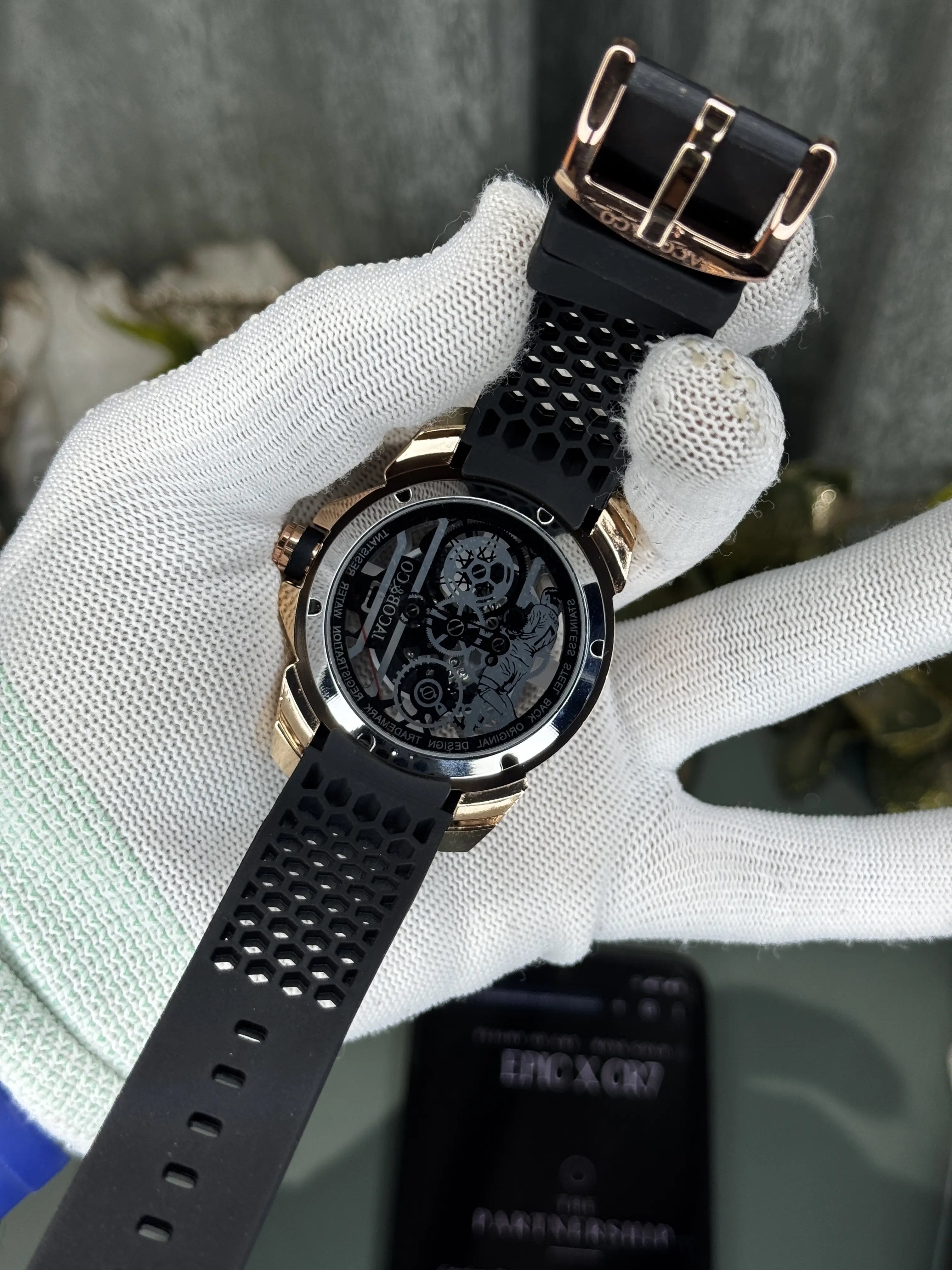 Jacob&Co. Cr7 Copper Black Quartz Premium Watch