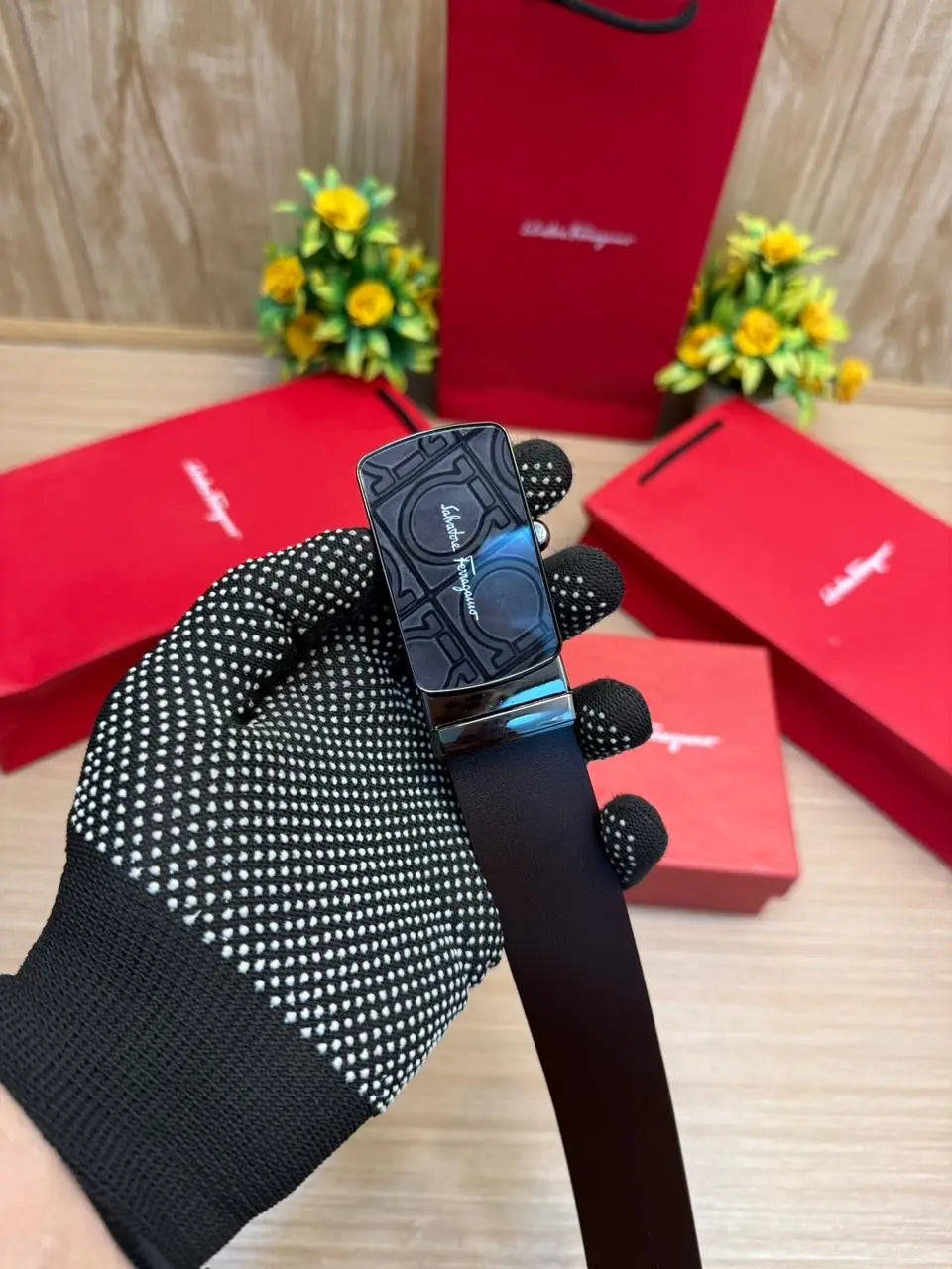 SALVATORE_FERRAGAMMO_2PCS_BELT_3_&_4