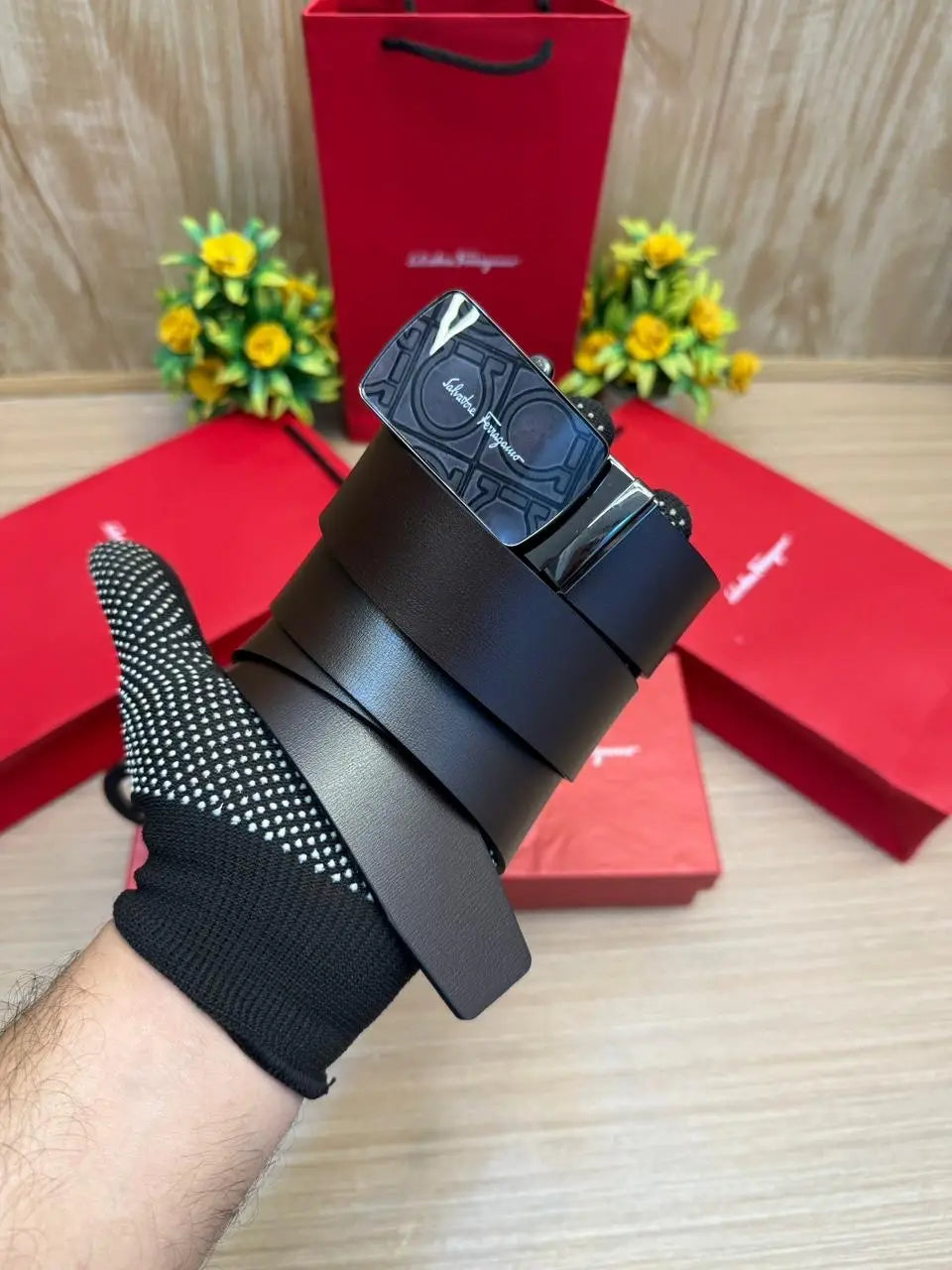 SALVATORE_FERRAGAMMO_2PCS_BELT_3_&_4