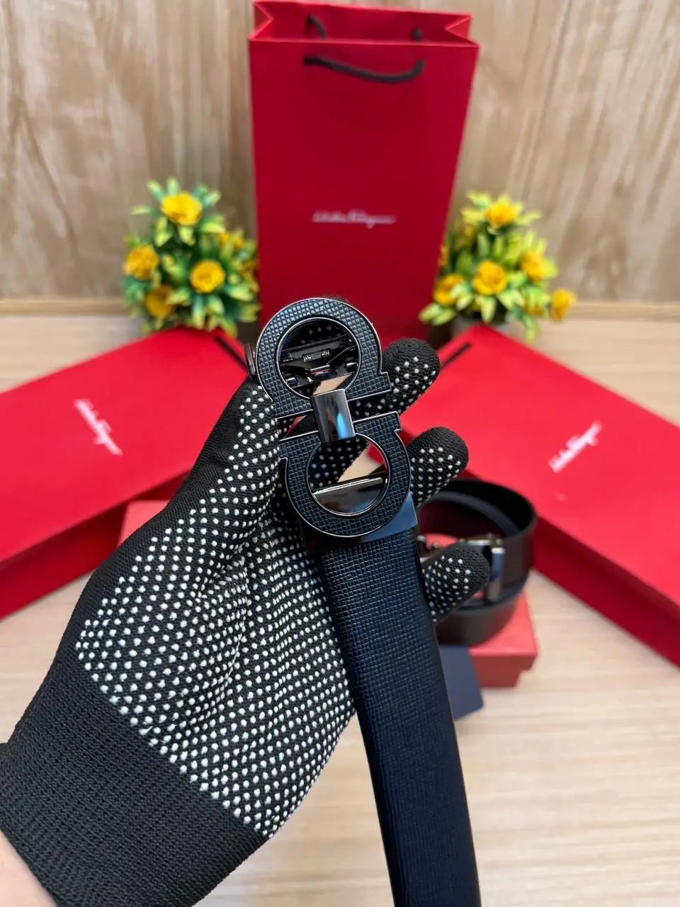 SALVATORE_FERRAGAMMO_2PCS_BELT_3_&_4