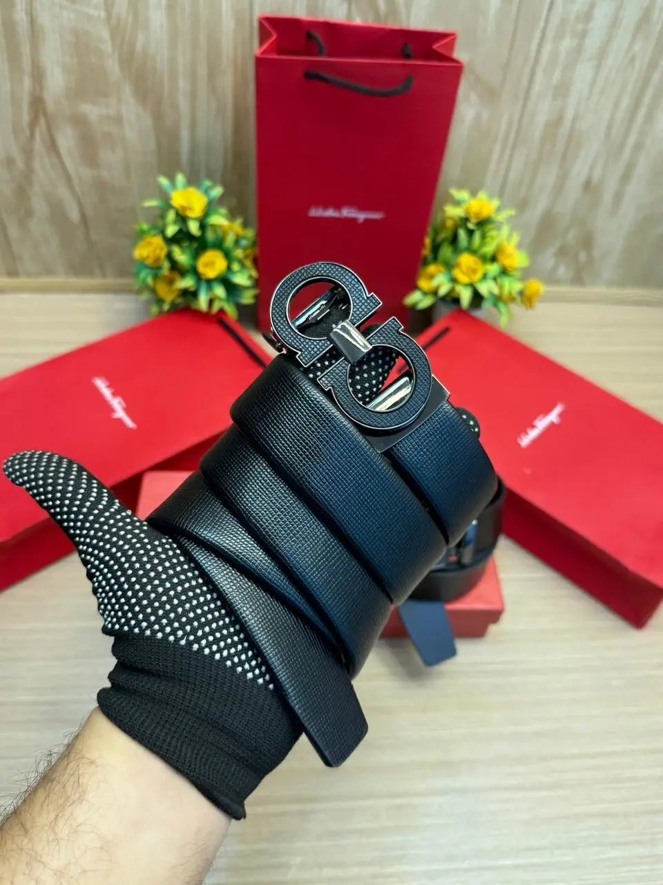 SALVATORE_FERRAGAMMO_2PCS_BELT_3_&_4