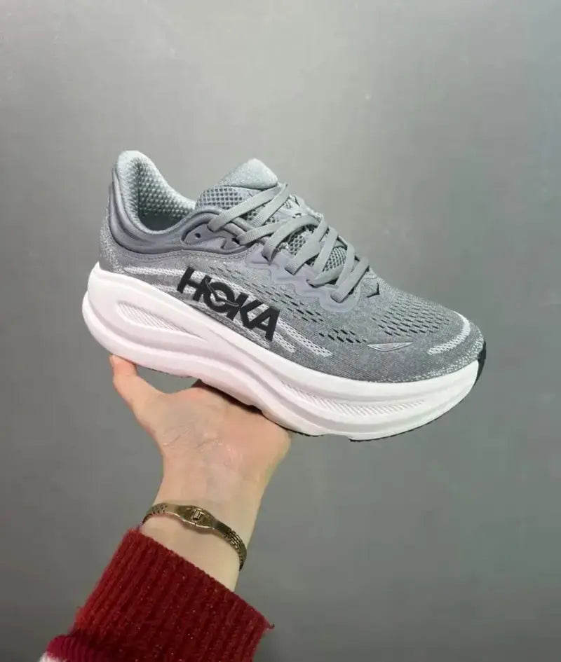 Hok_a Bondi 9 Grey Shoes