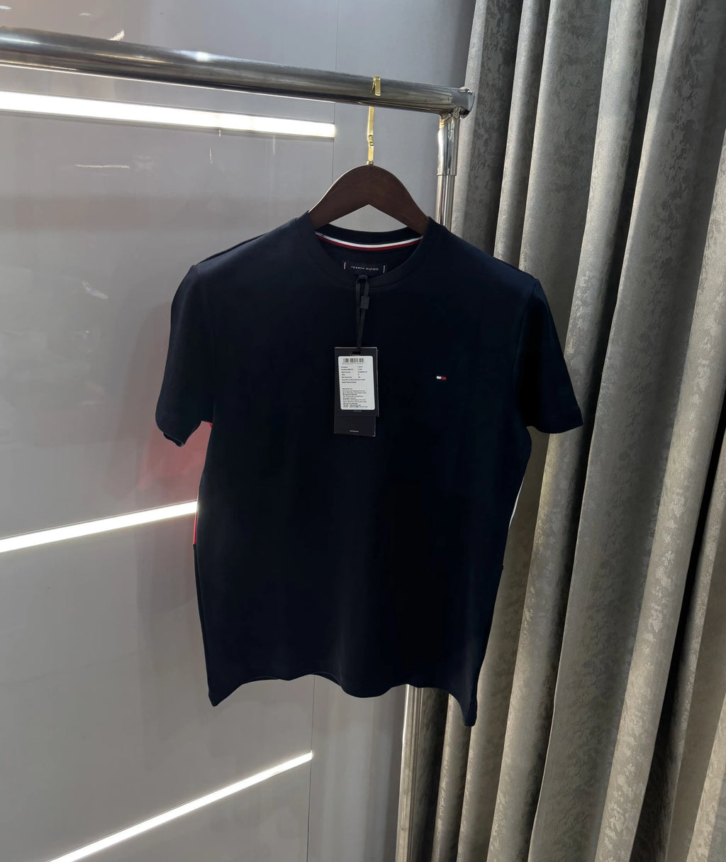 Tommy Hilfiger Navy Blue Logo Work Premium Polo T-Shirt