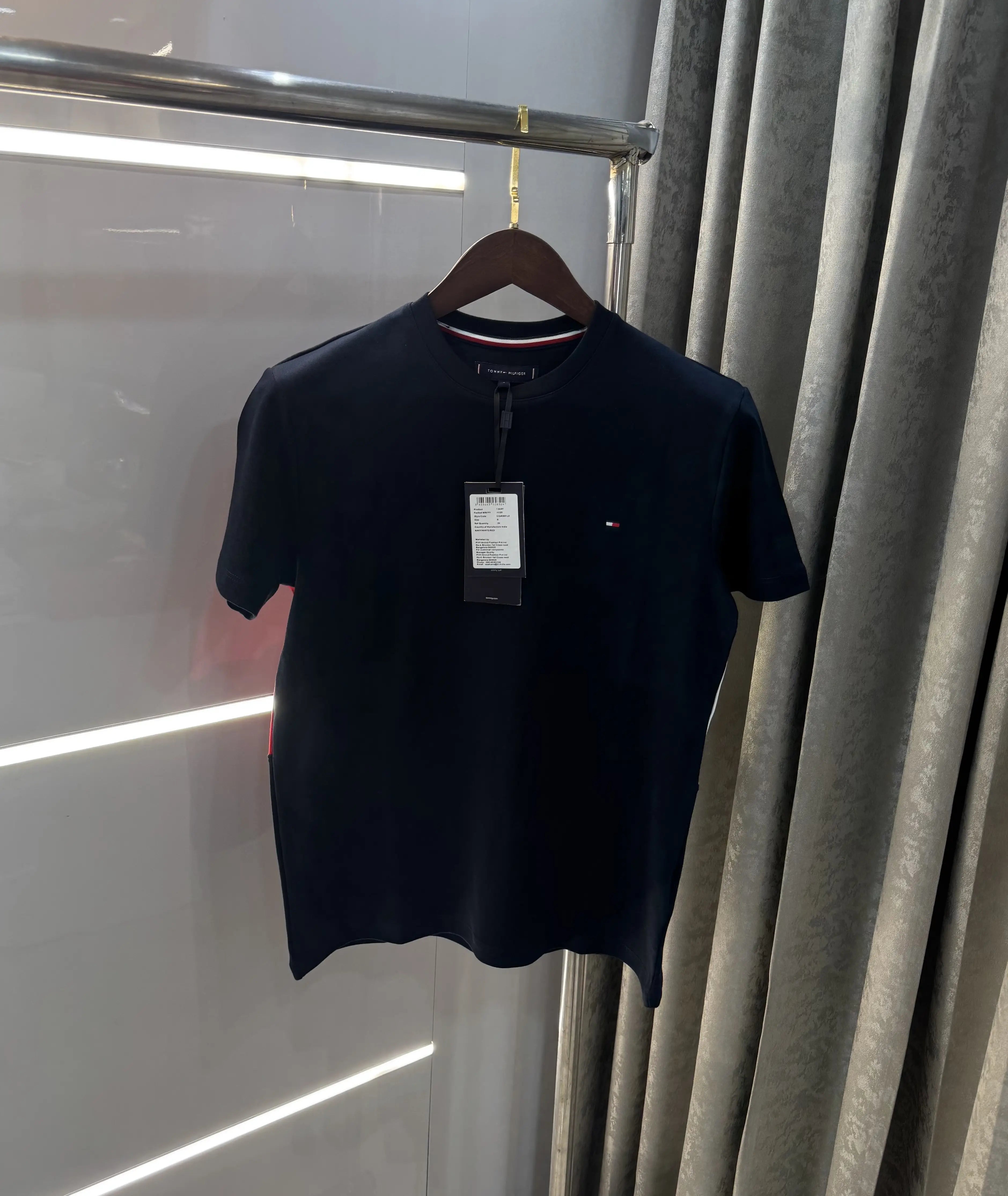 Tommy Hilfiger Navy Blue Logo Work Premium Polo T-Shirt