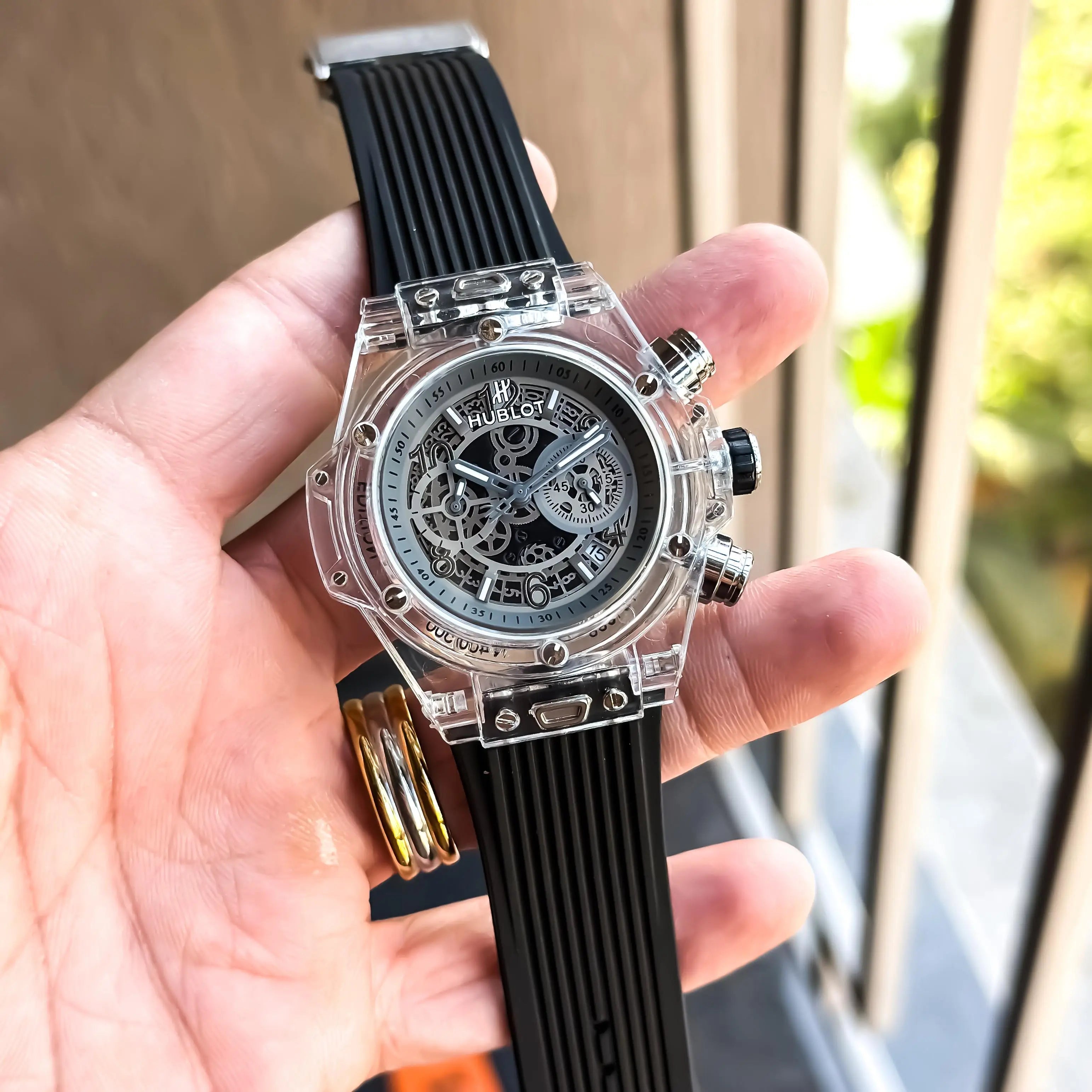 HUBLOT_CHRONOGRAPH_BLACK_GREY Main image