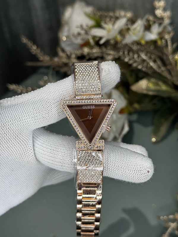 Guess Rose Gold Brown Premium Ladies Watch