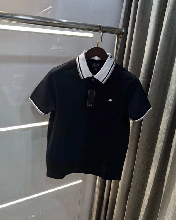 Arman i Exchange Black Logo Work Premium Polo T-Shirt