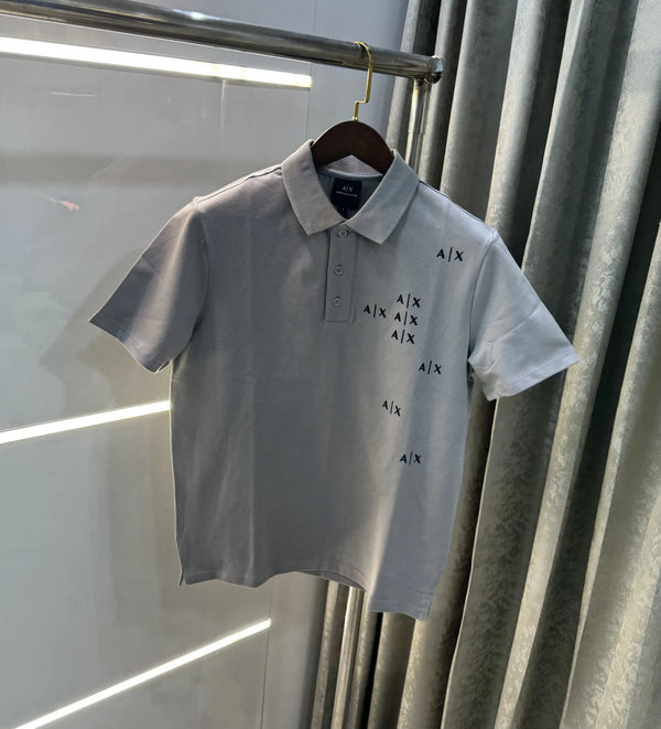 Arman i Exchange Grey Logo Work Premium Polo T-Shirt