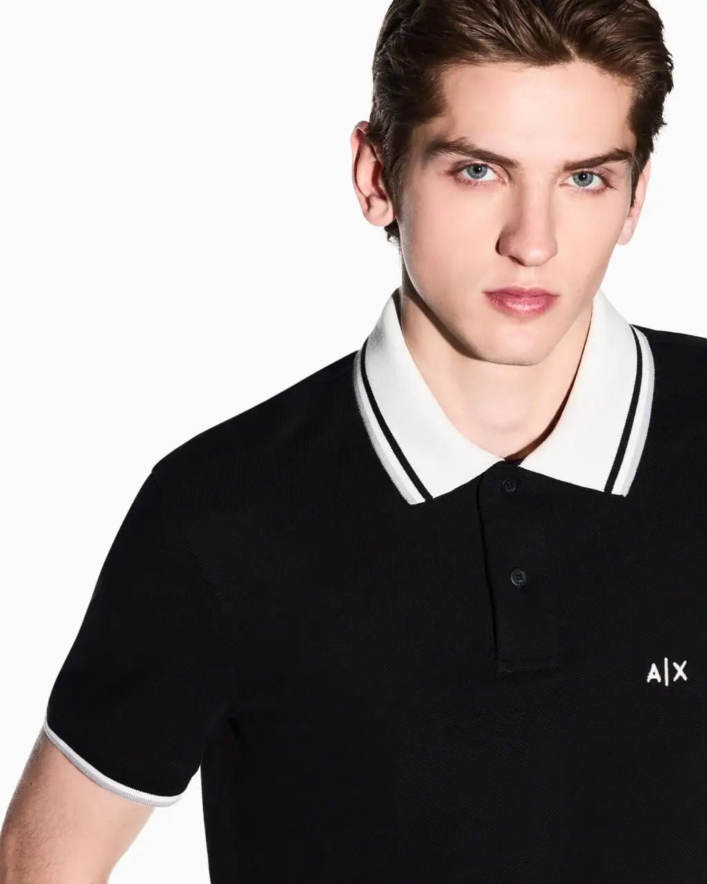 Arman i Exchange Black Logo Work Premium Polo T-Shirt Main image