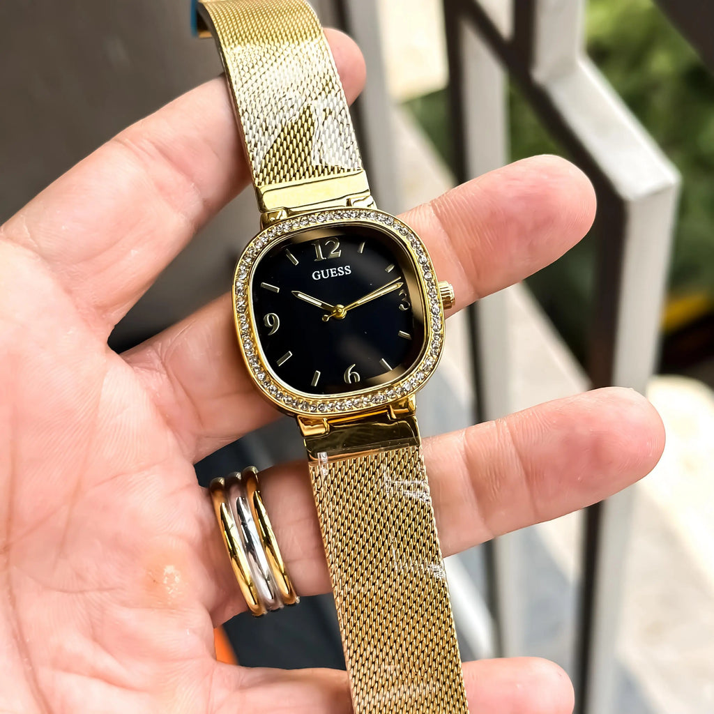 GUESS_LADIES_GOLD_BLACK