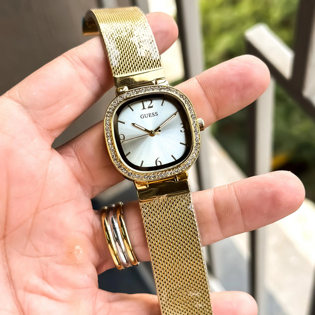 GUESS_LADIES_GOLD_WHITE
