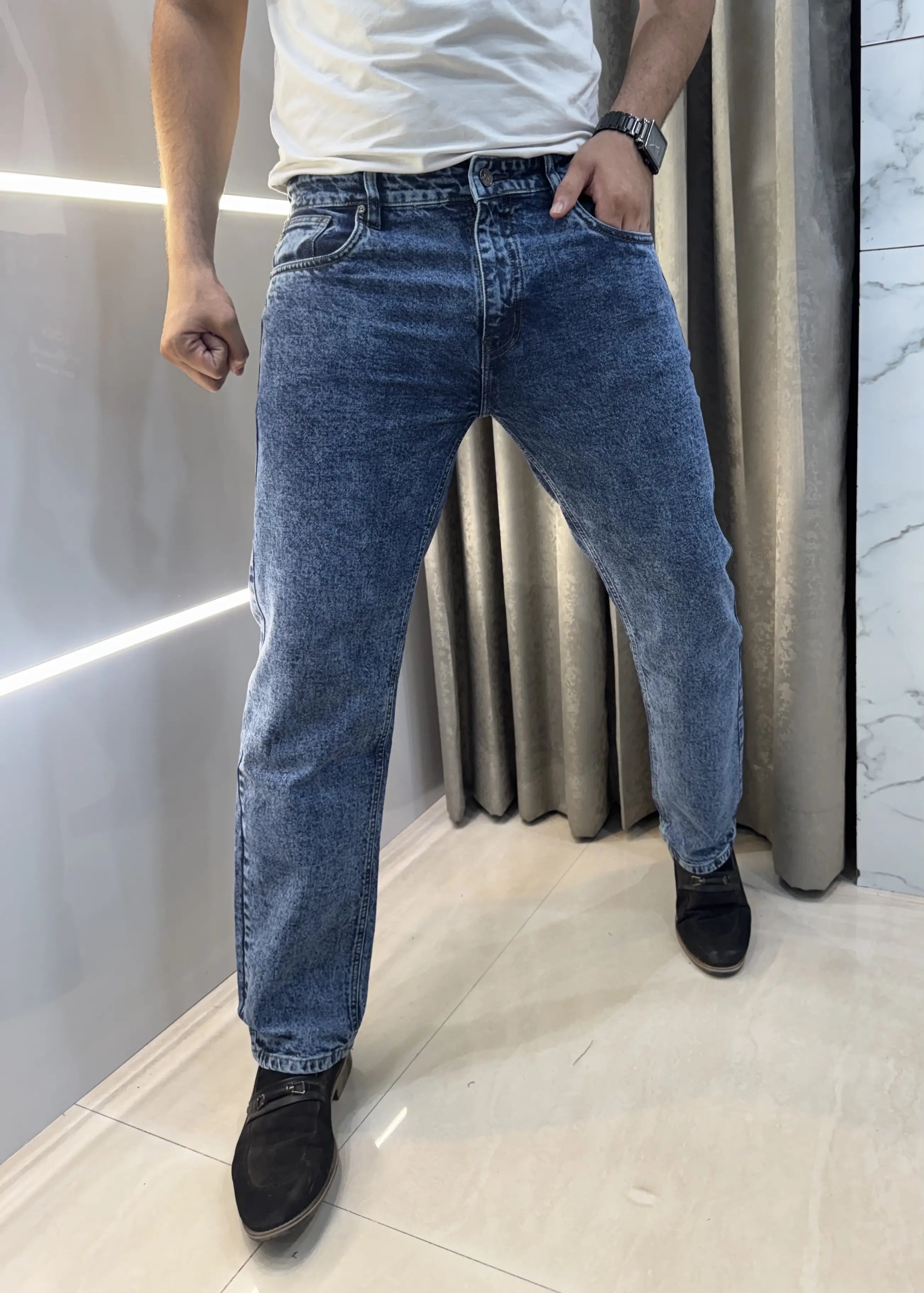 Hug o Bos s Blue Imported Classic Denim Secondary image