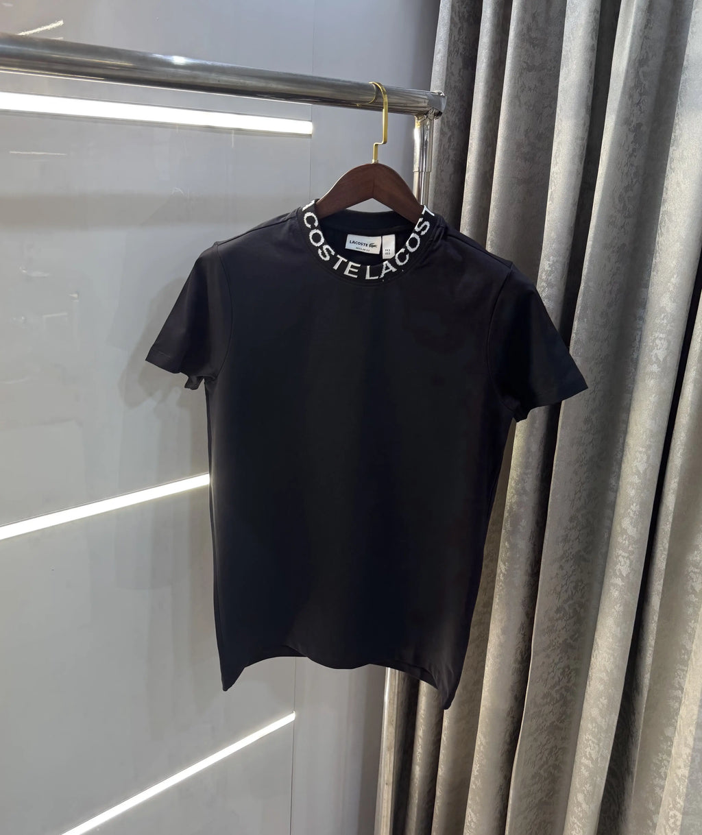 Lacoste Black Logo Work Premium T-Shirt