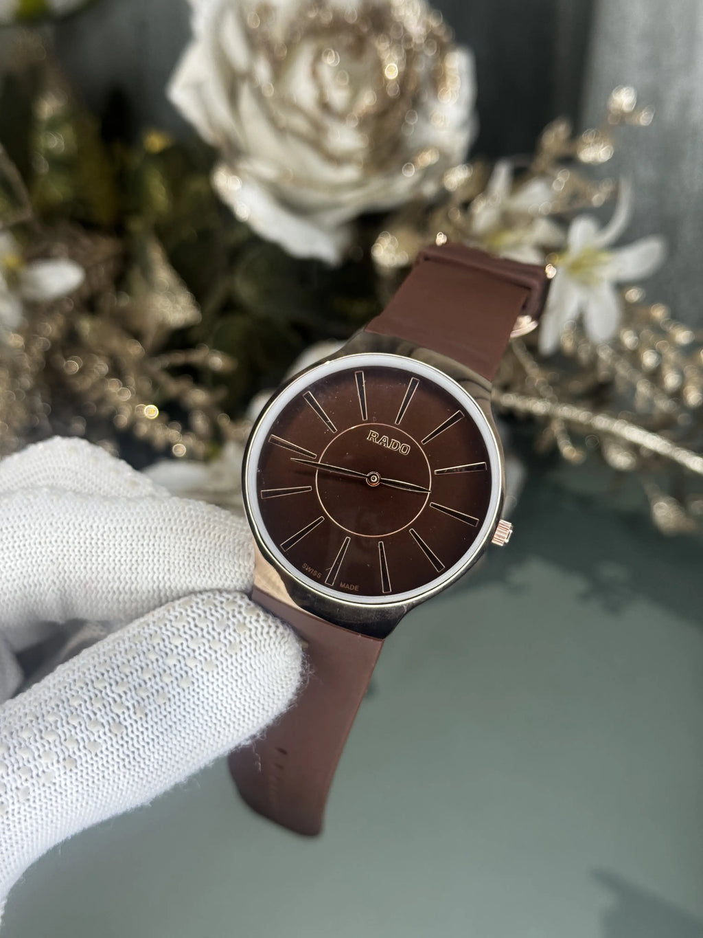 Rado Copper Brown Silicon Premium Watch