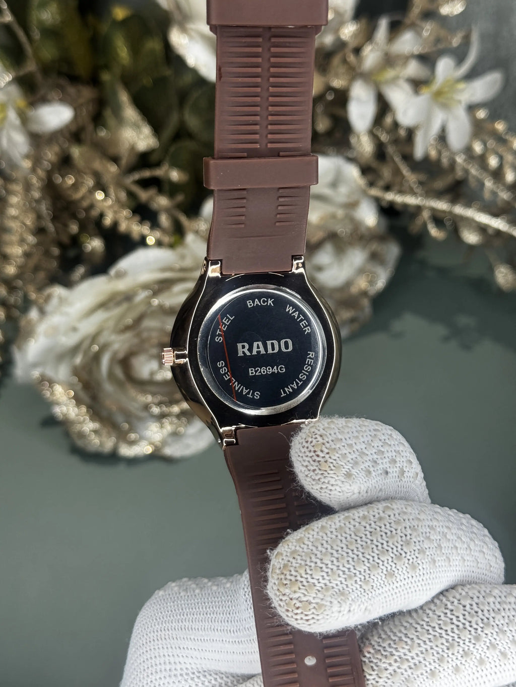 Rado Copper Brown Silicon Premium Watch