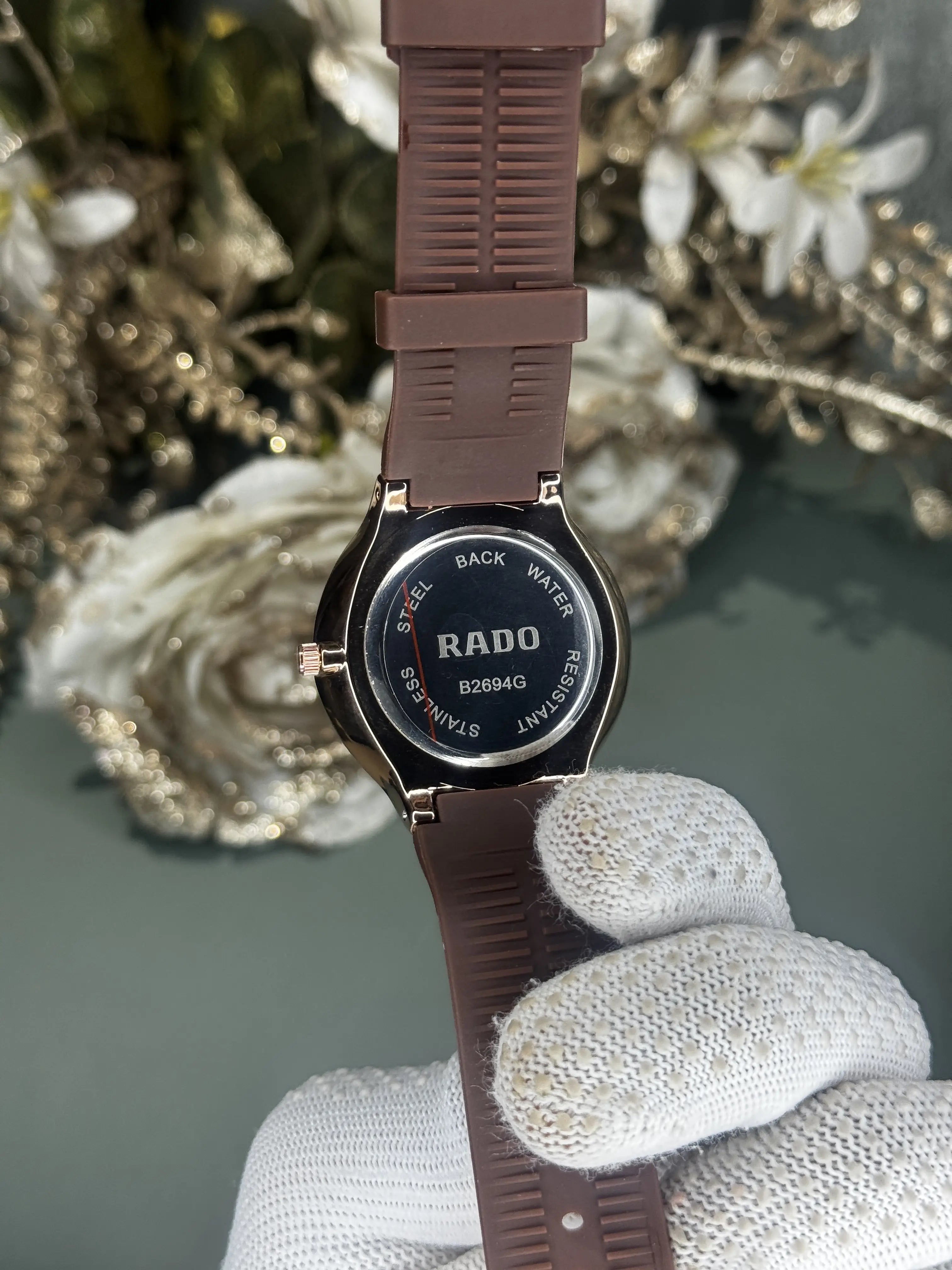 Rado Copper Brown Silicon Premium Watch