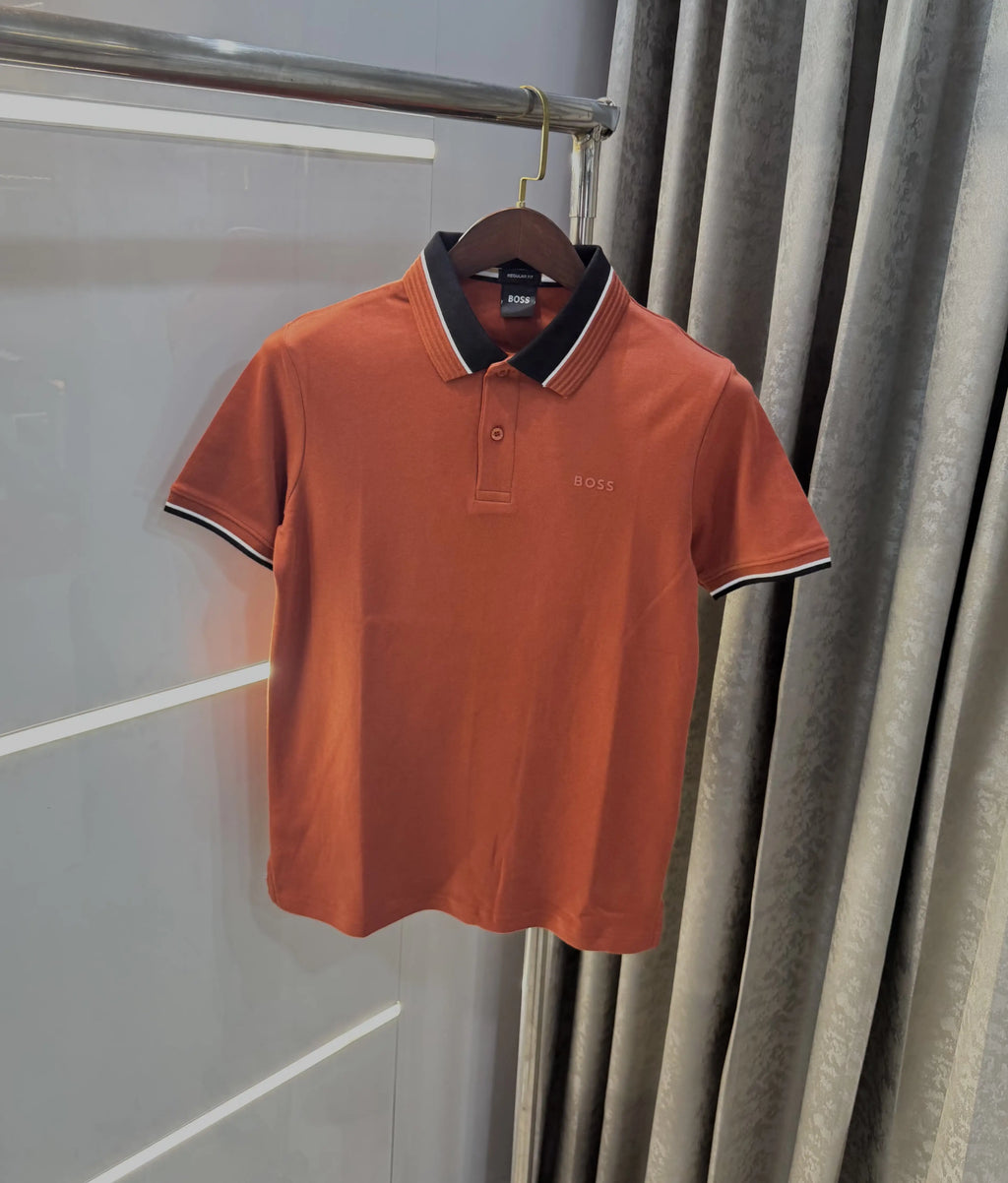 Hugo  Boss Rust Premium Polo T-shirt